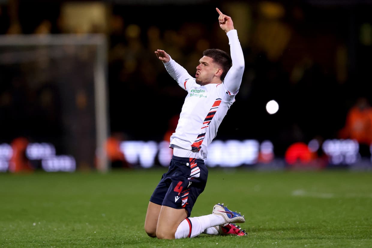 Bolton edge Bradford to set up Wembley play-off final With Stockport