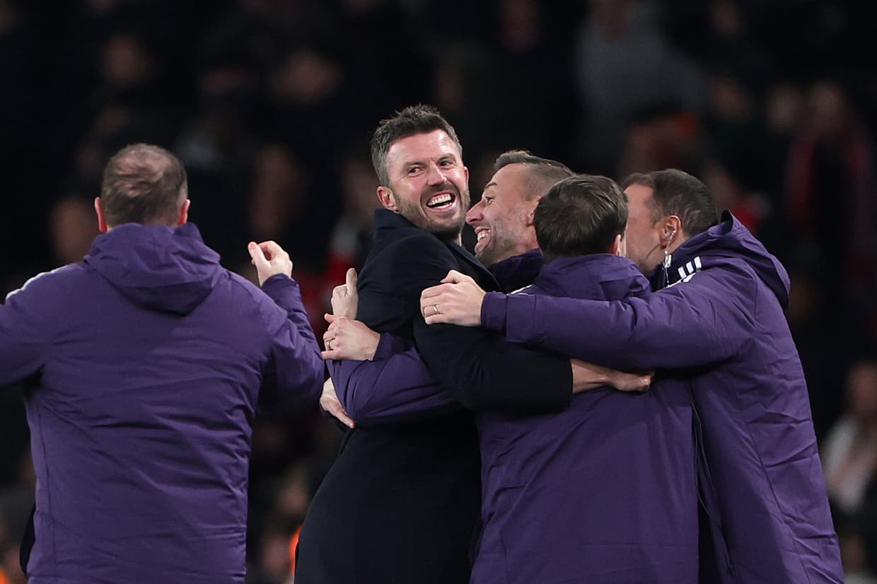 Carrick's record after 18 games compared to other Man Utd managers