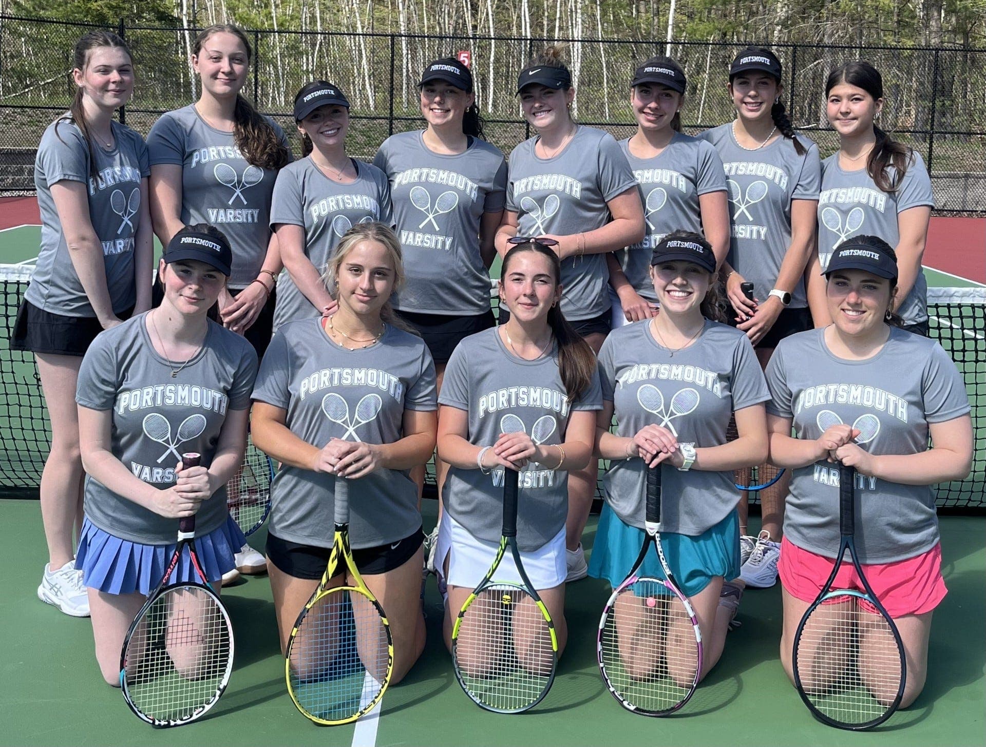Portsmouth girls tennis rolling along as regular season winding down
