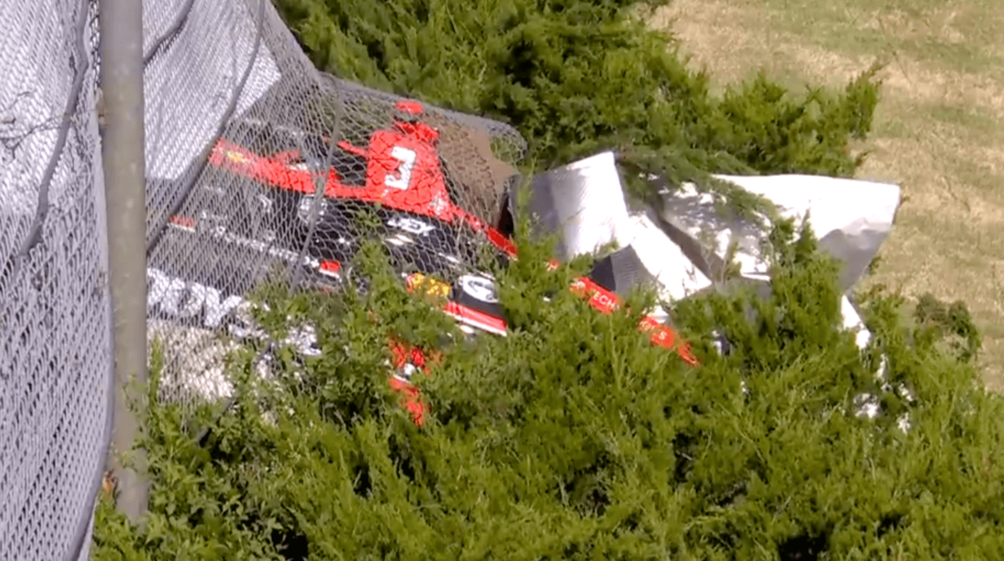 Scott McLaughlin's IndyCar Flies Backwards Through Barrier in Huge Practice Crash at Barber