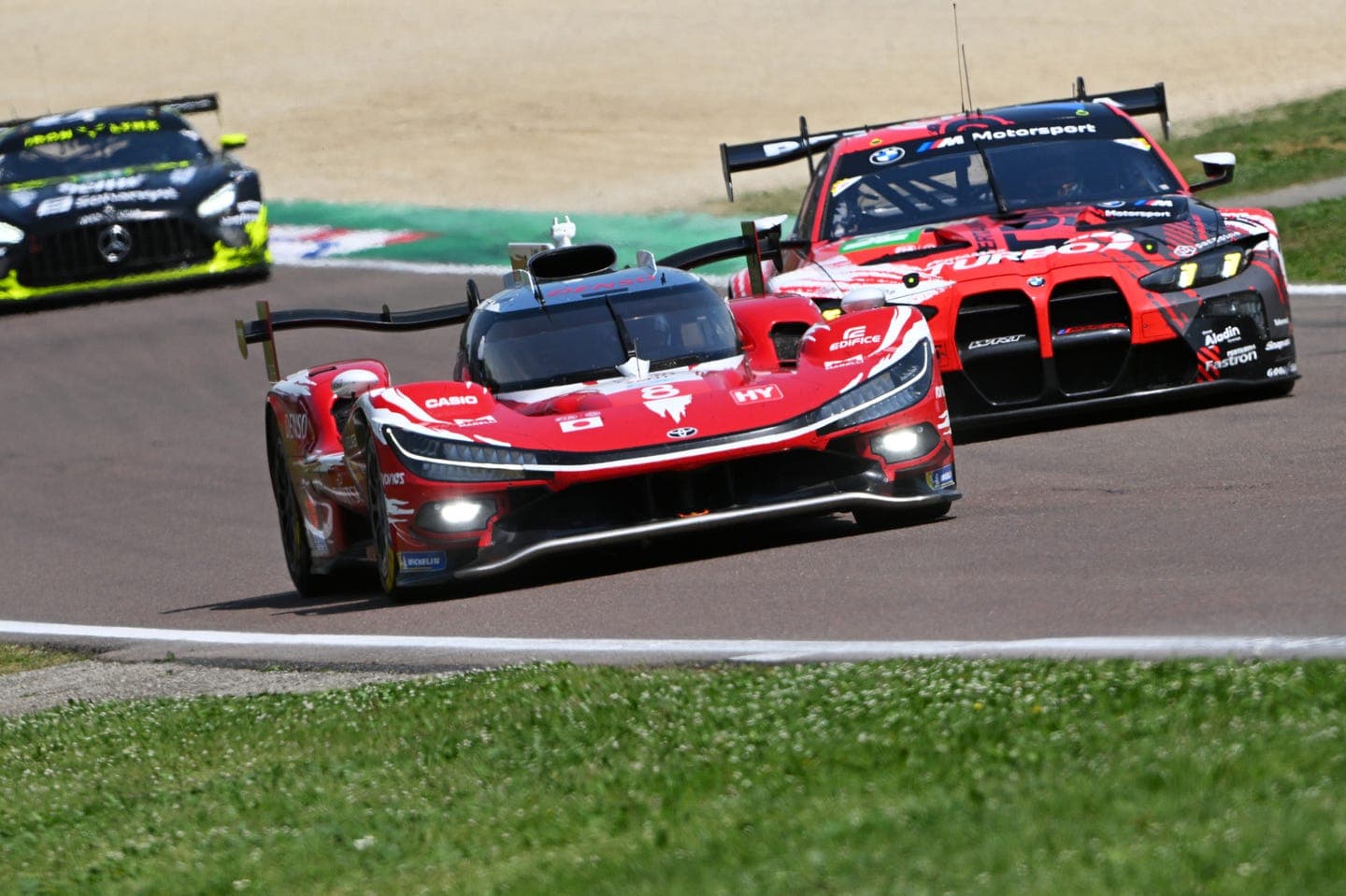 Following Ferrari Pole, Toyota Leads at Halfway Mark of the 6 Hours of Imola, WEC's Season Opener