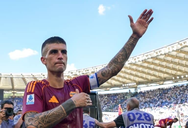 Mancini becomes Roma’s second-best goalscoring defender