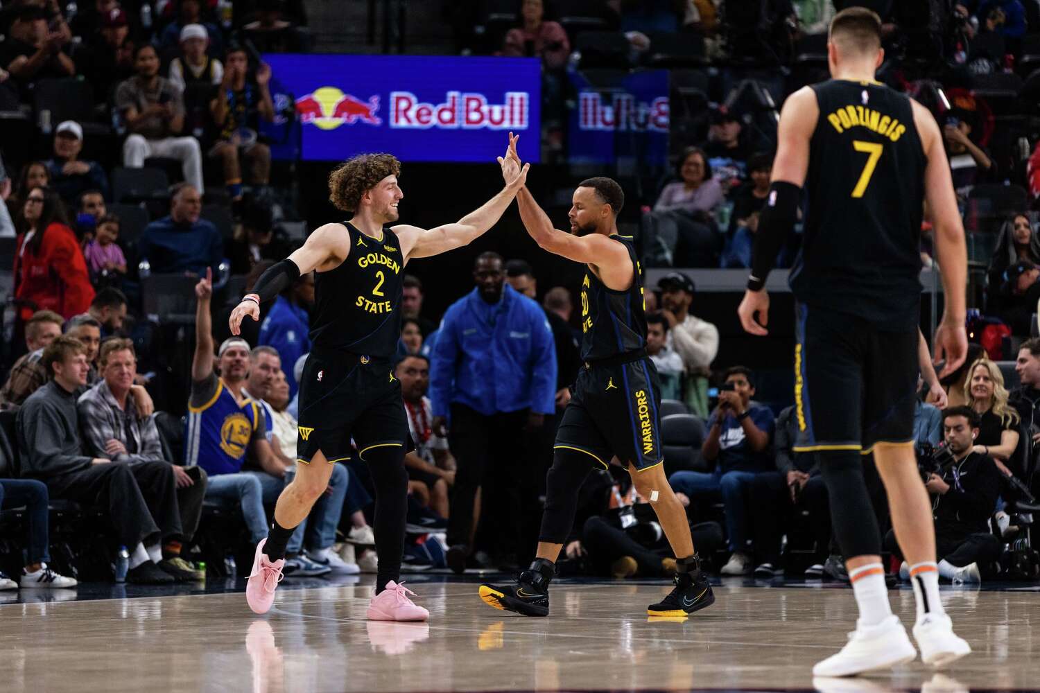 Warriors drop regular-season finale, but Brandin Podziemski achieves goal of playing all 82 games