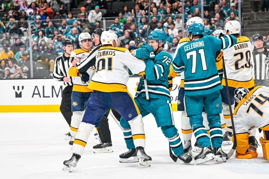 Sharks Come Back, But Can’t Overcome Own Mistakes in 6-3 Loss to Preds