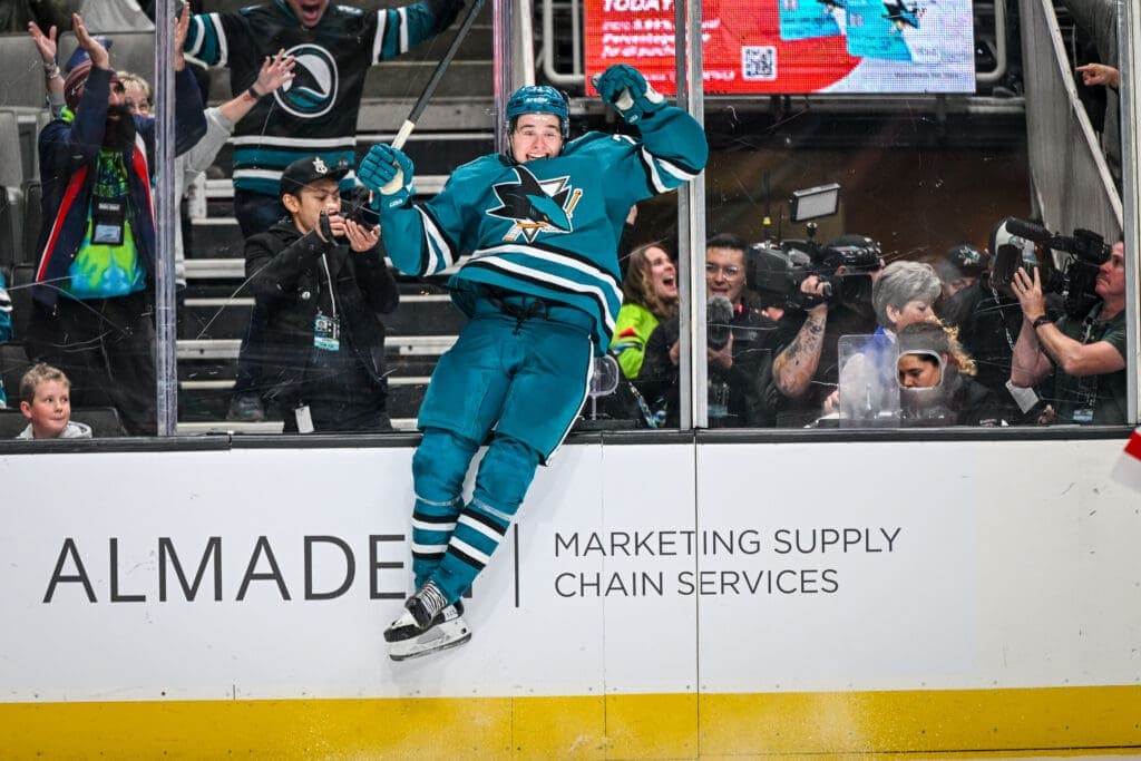 SJHN Daily: Celebrini Writes Letter to Fans, Sahlin Wallenius Loaned to Cuda, Sharks Watch Giants