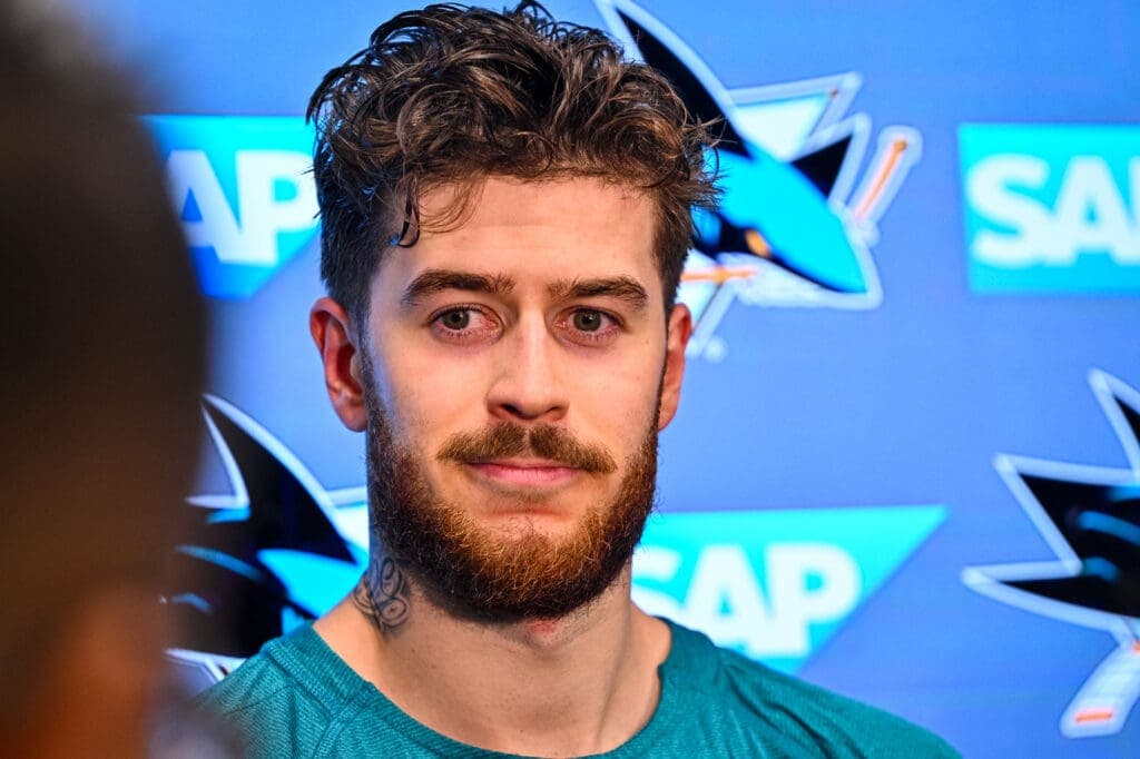Sharks Locker Room: “You can’t play at the end of your stick”