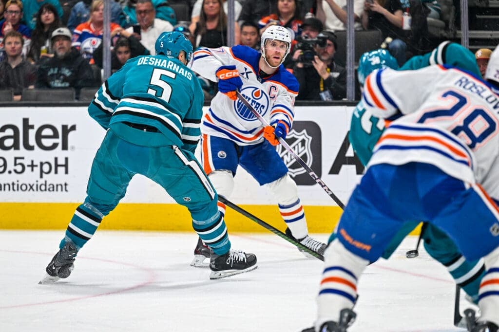 McDavid Pours Gas on Sharks’ Playoff Hopes in 5-2 Oilers Win