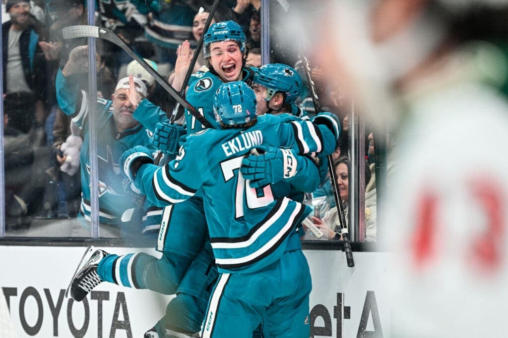Celebrini Breaks Thornton’s Single-Season Sharks’ Points Record
