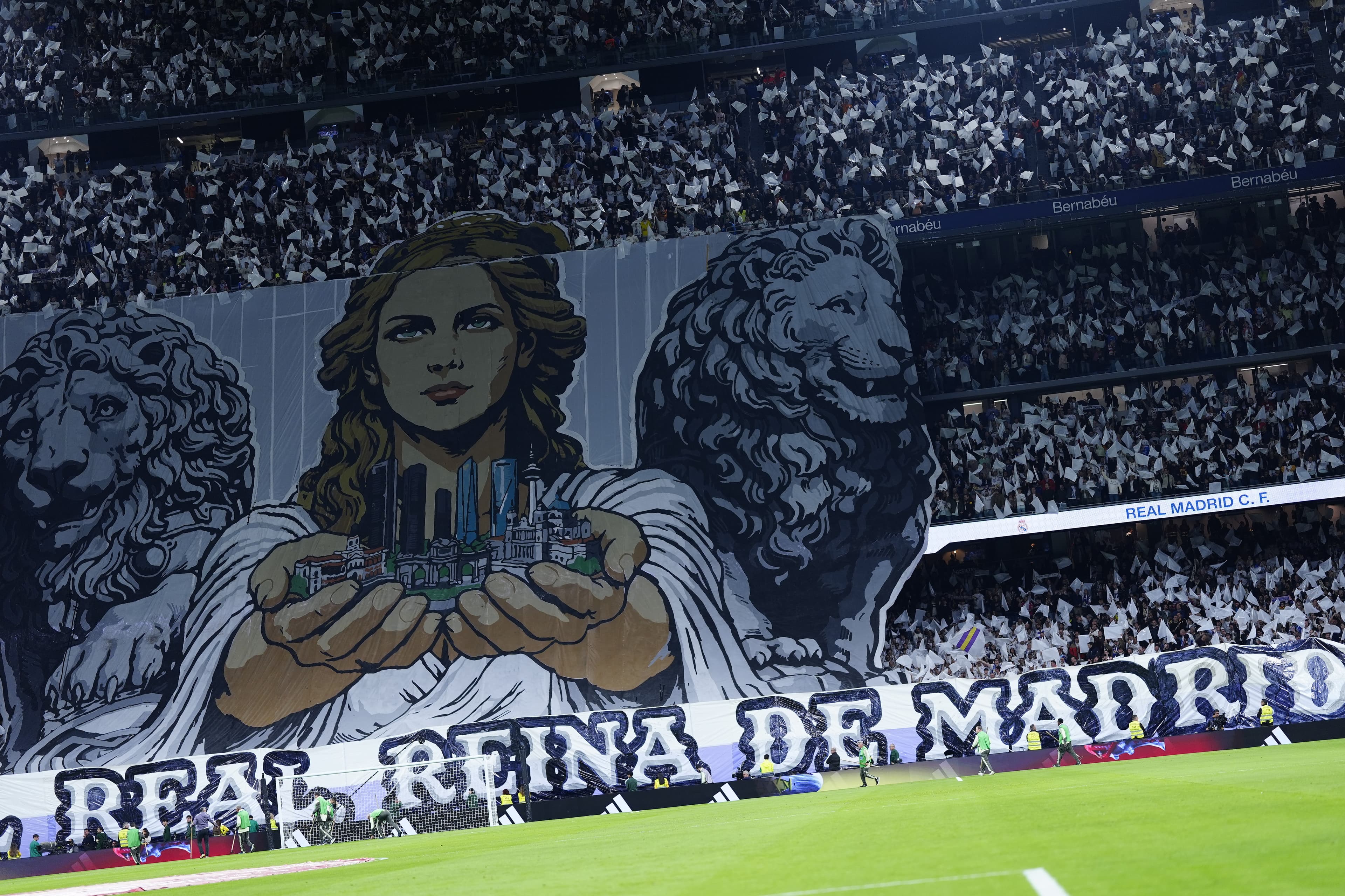 Bernabéu Set for Iconic Champions League Atmosphere as Fans Prepare Full-Stadium Mosaic