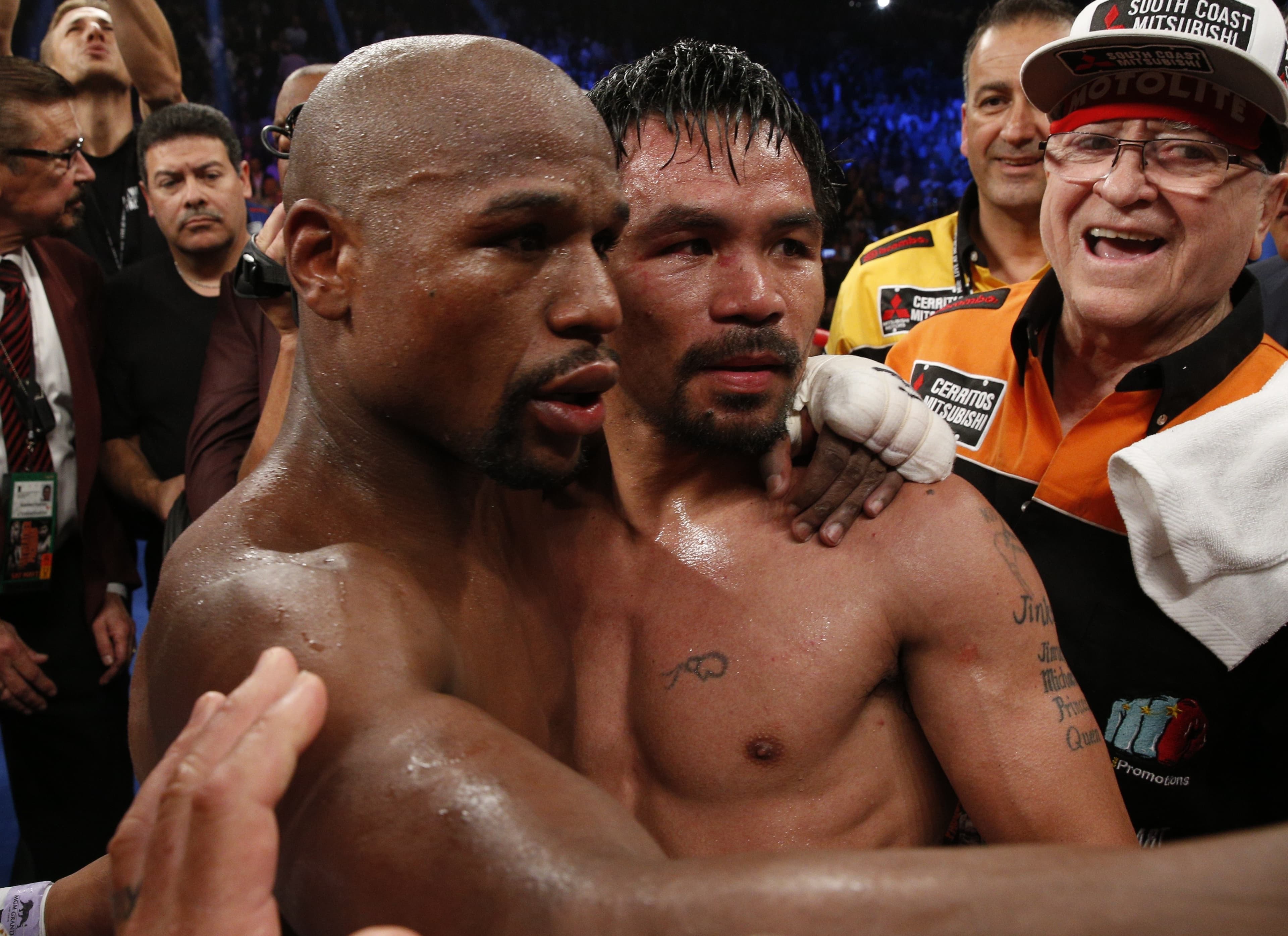 Floyd Mayweather, Manny Pacquiao strike amended deal, rebook boxing rematch for Sept. 25 in Las Vegas
