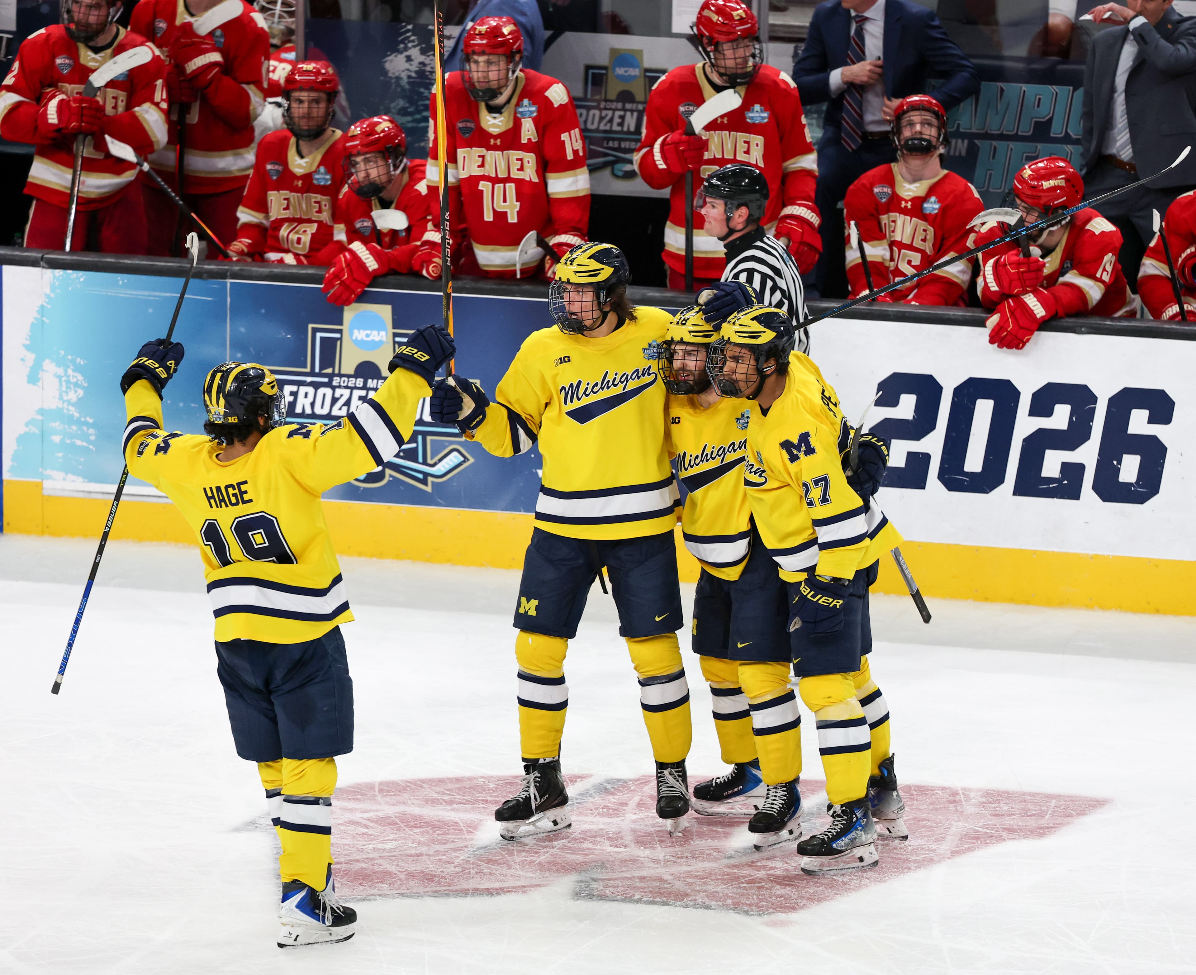 Report: Michigan Hockey’s Michael Hage returning for 2026-27 season