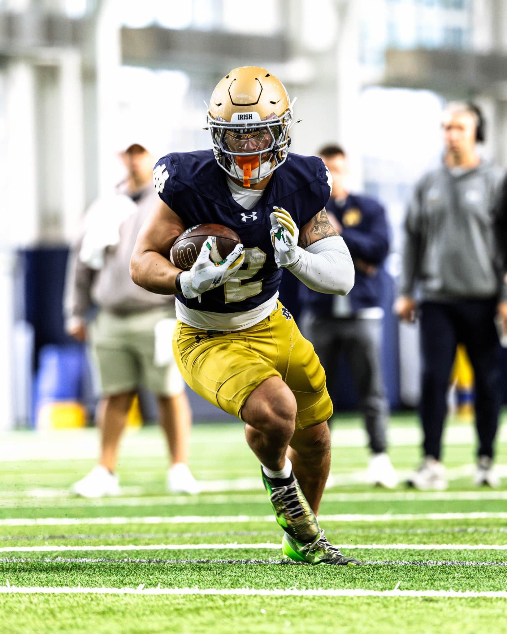 Halfway through spring football, Notre Dame is putting things together