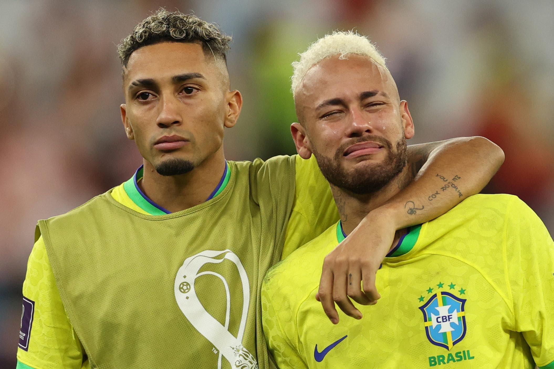 ‘We’re going to win this!’ - Raphinha calls Neymar after ex-Barca star named in Brazil squad
