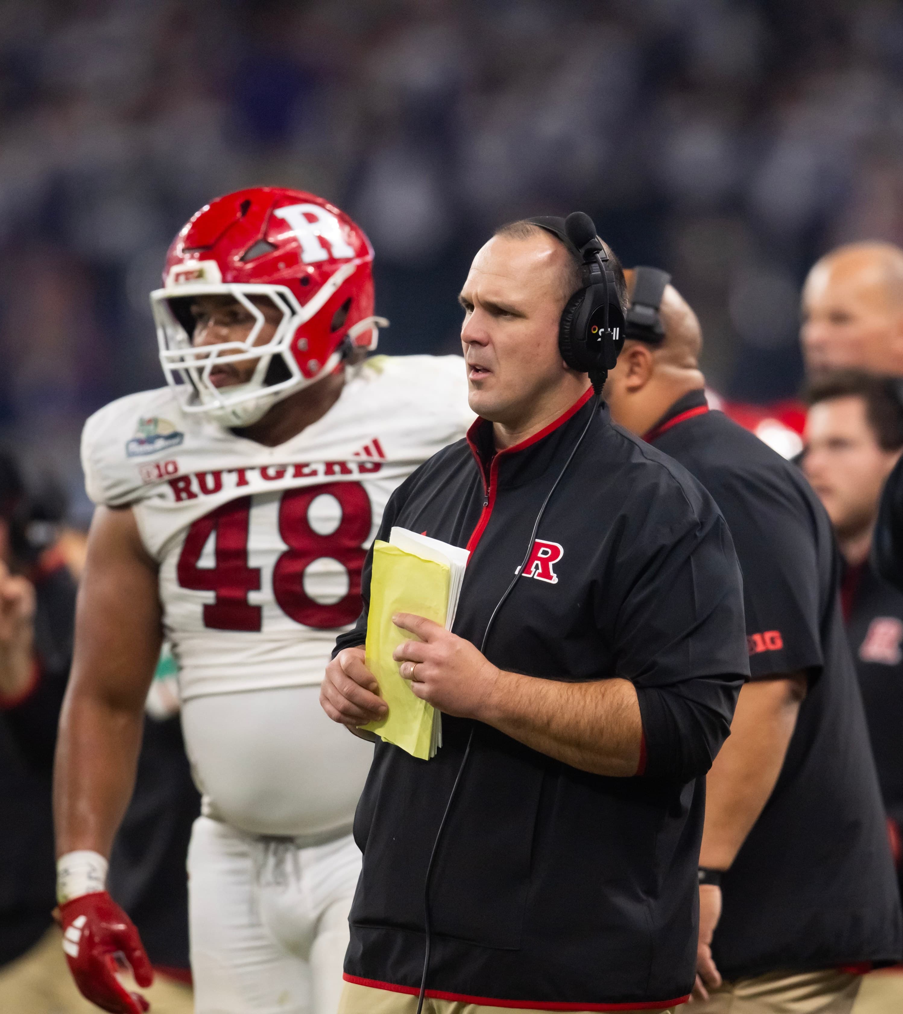 Rutgers Studs Coach Charlie Noonan Hosts Spring Practice Press Conference