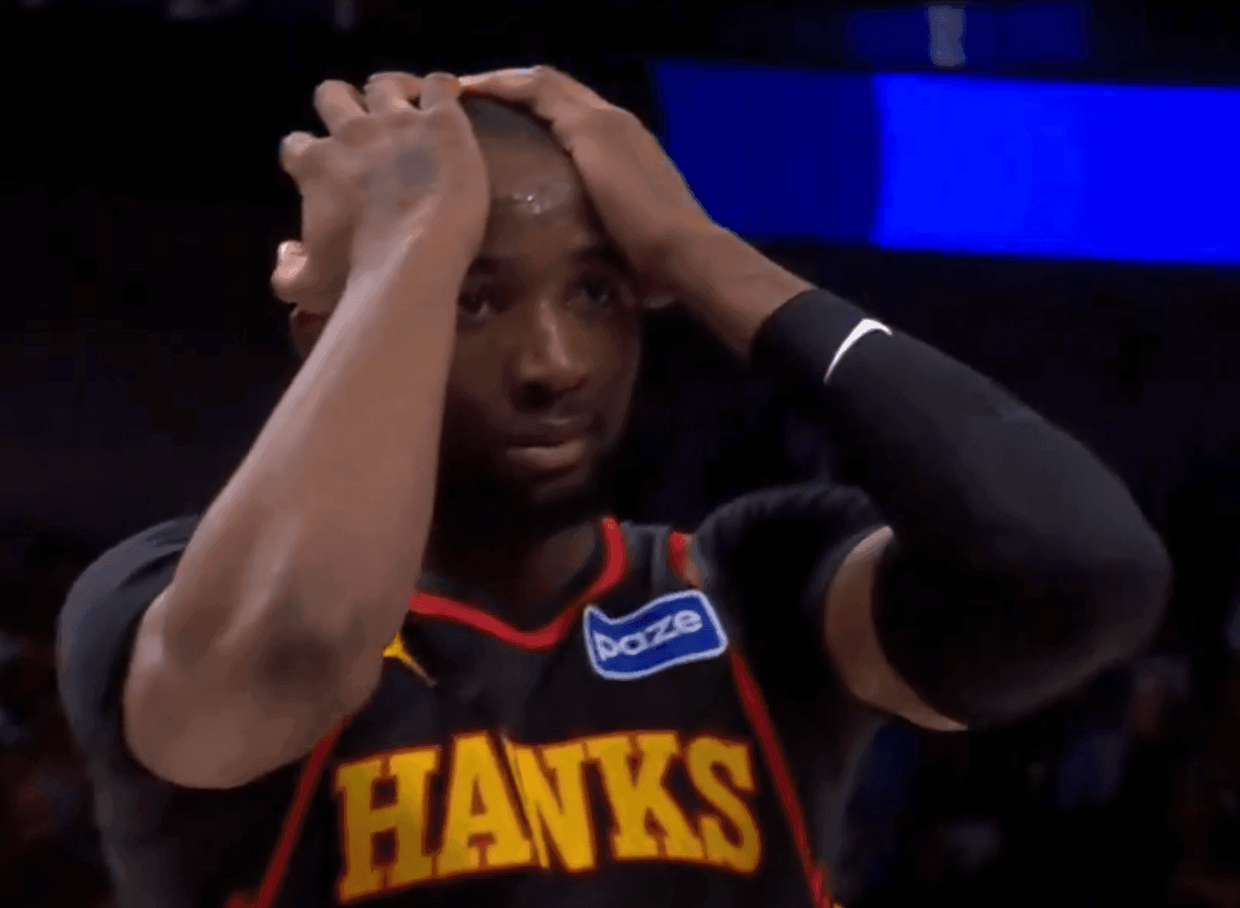 Jonathan Kuminga accidentally made one of NBA’s longest shots ever, and his reaction was perfect