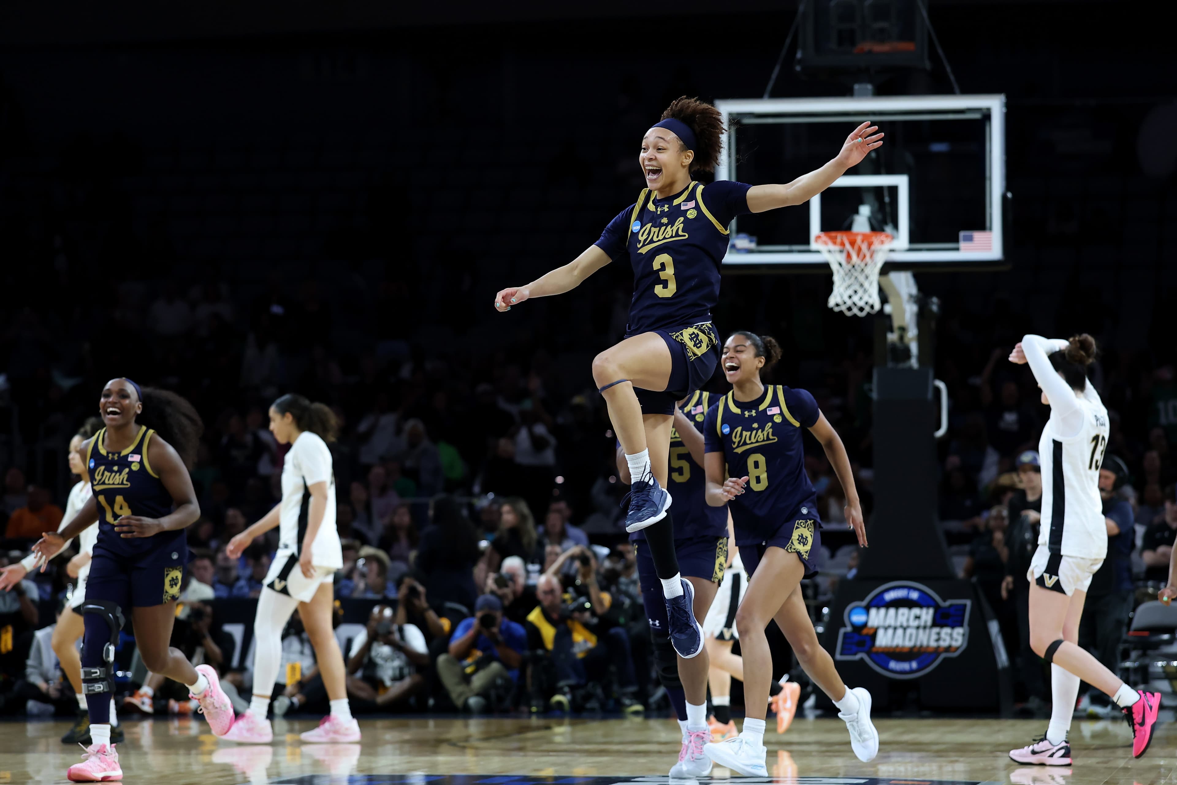 NCAA TOURNAMENT: Notre Dame takes down Vanderbilt to advance to the Elite Eight