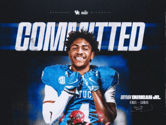 Kentucky Football earns commitment from Bryian Duncan Jr. in class of 2027