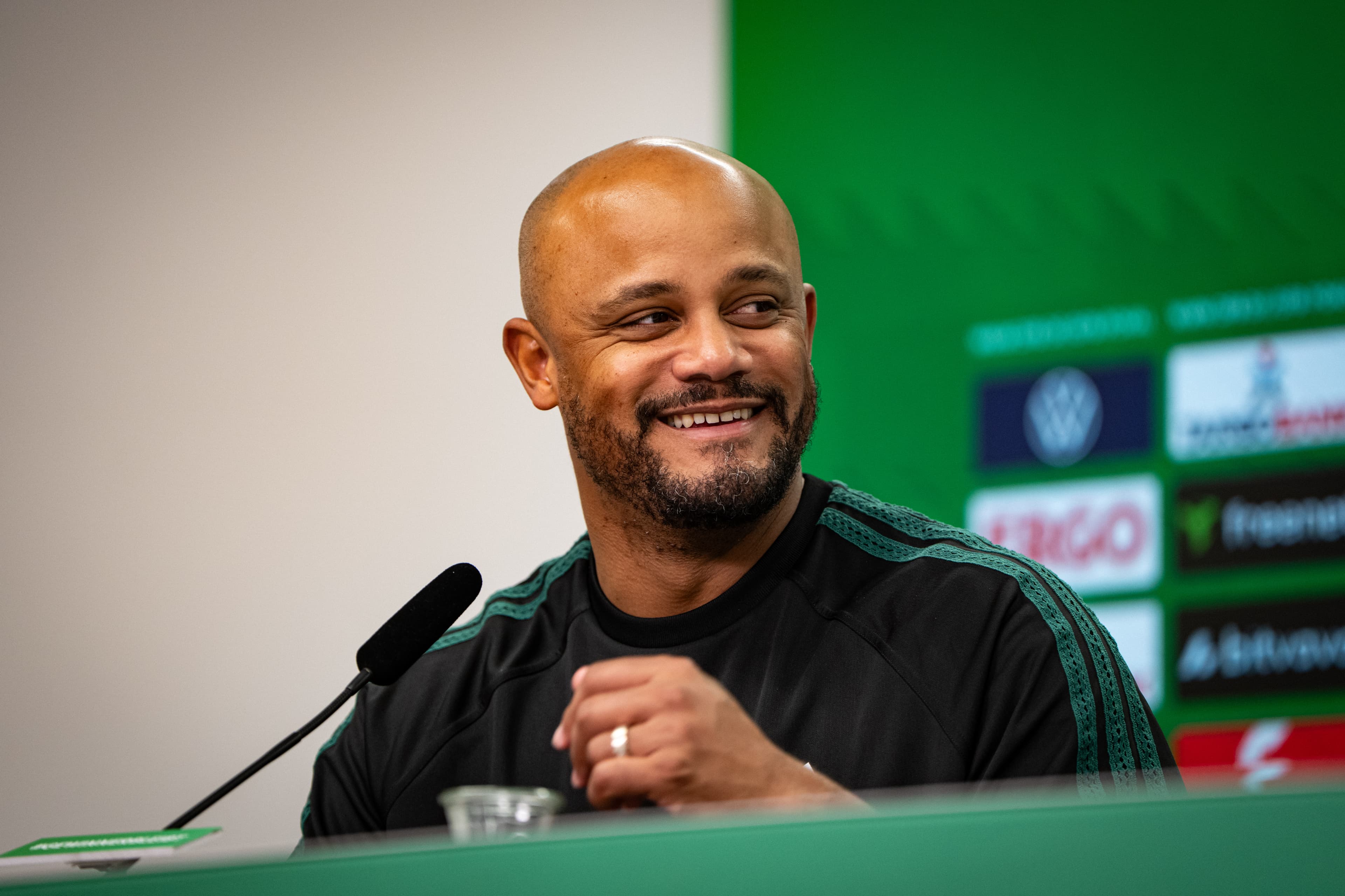 Vincent Kompany ecstatic after guiding Bayern Munich to the DFB-Pokal final