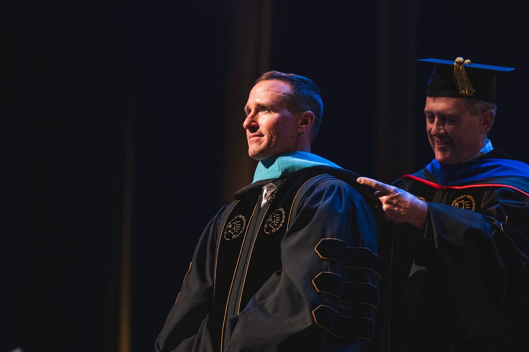 Saints legend Drew Brees receives honorary doctorate from Purdue University