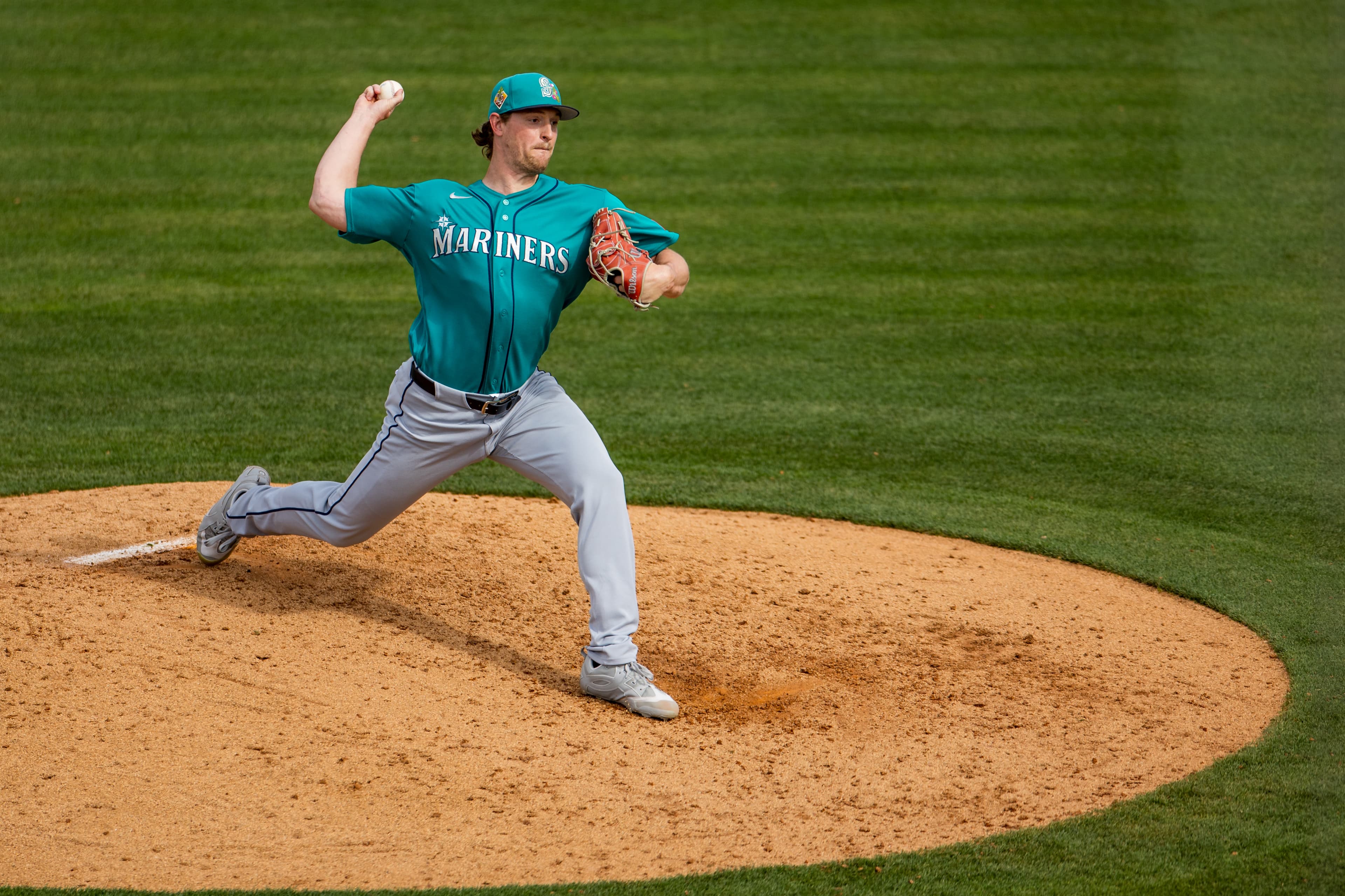 New Mariner Cole Wilcox works on keeping it consistent