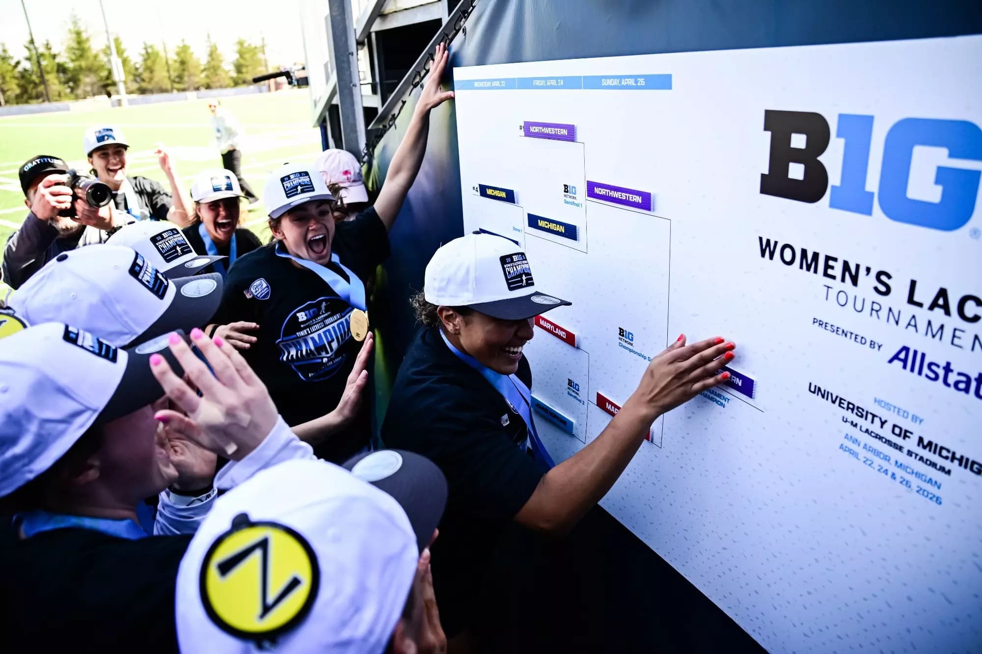 Cuocco and Child lift the Wildcats to a Big Ten Championship