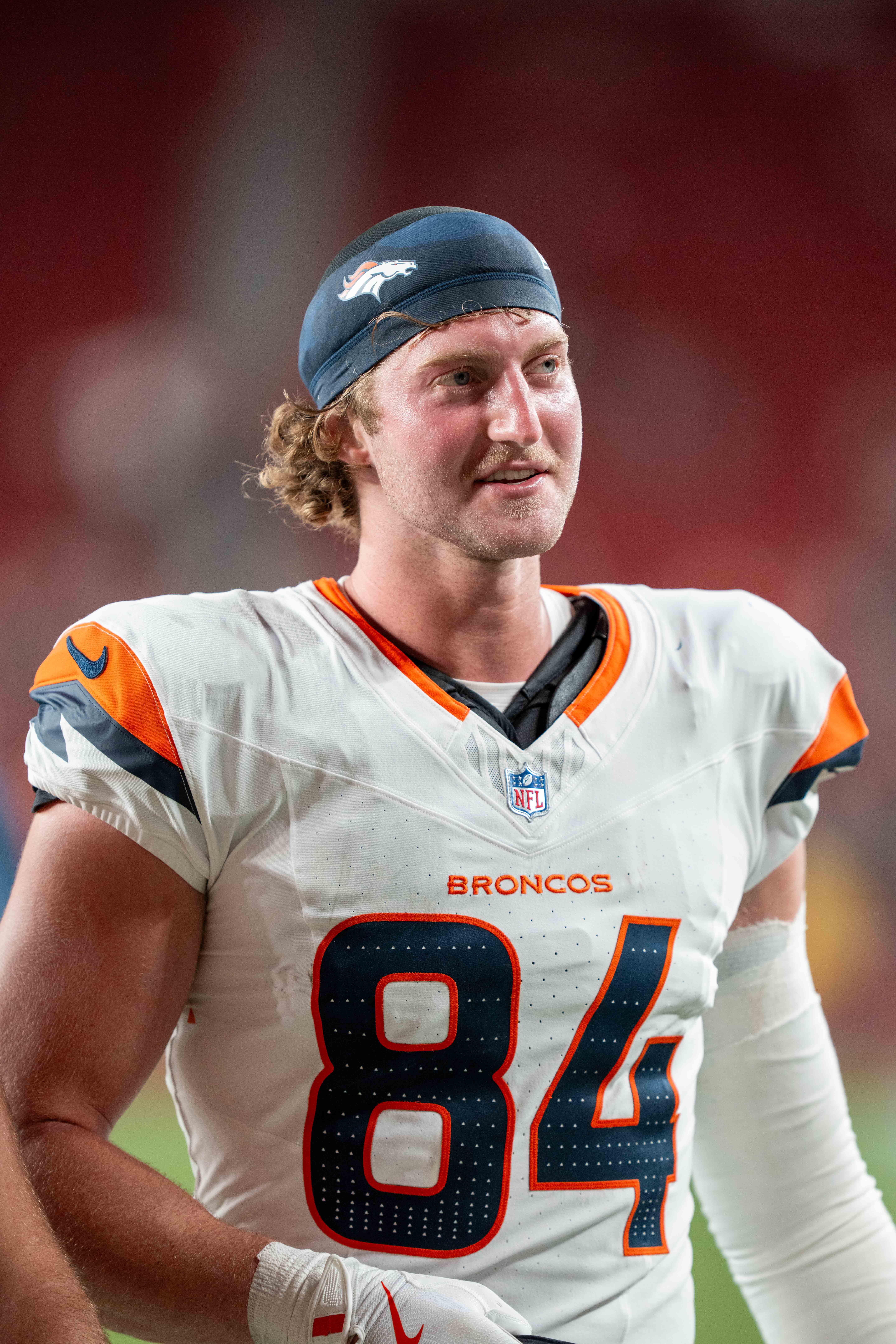 Sean Payton says that TE Caleb Lohner has really stood out at Broncos rookie minicamp