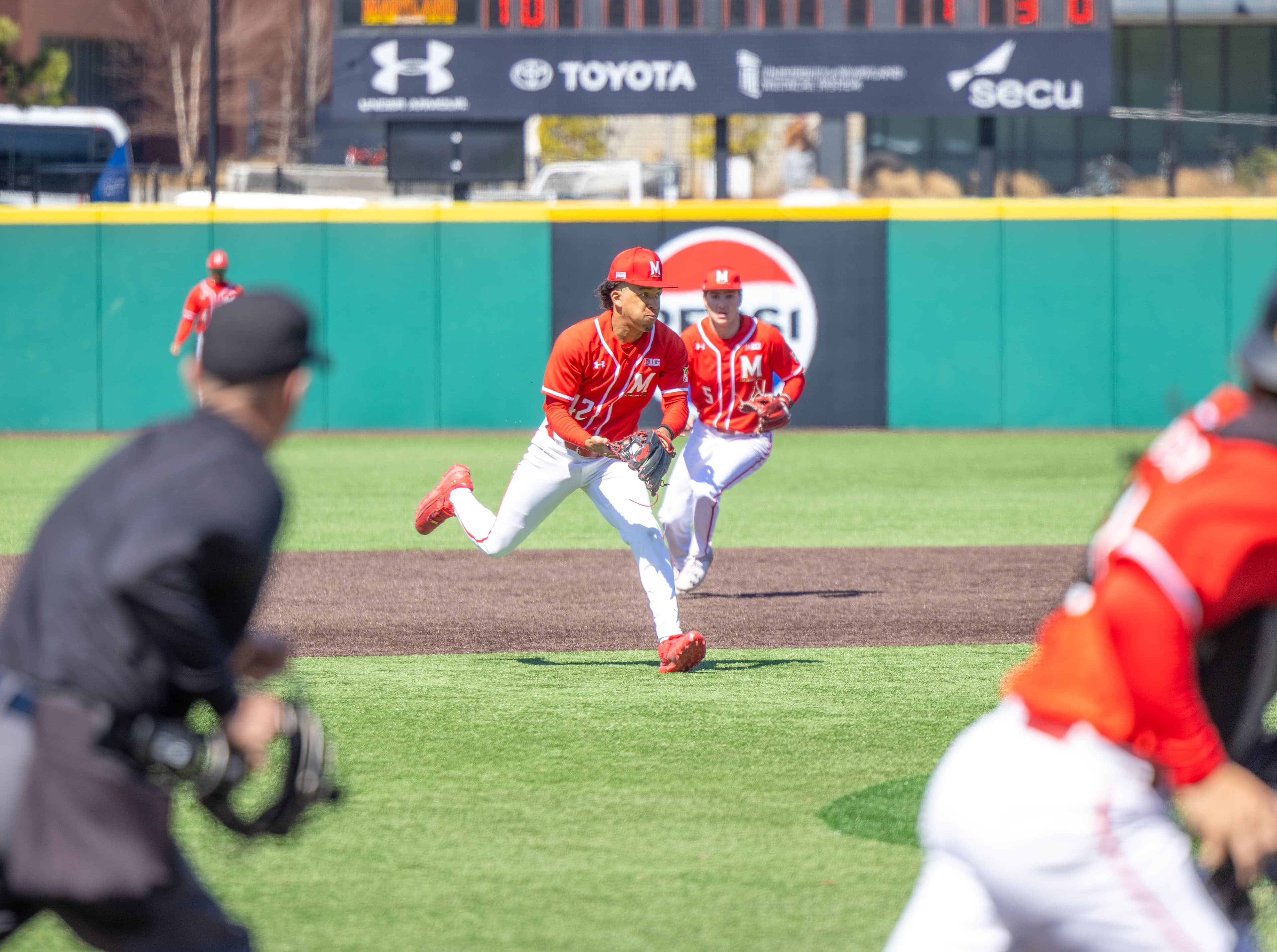 Maryland baseball shuts out UMBC, 11-0, in 7 innings