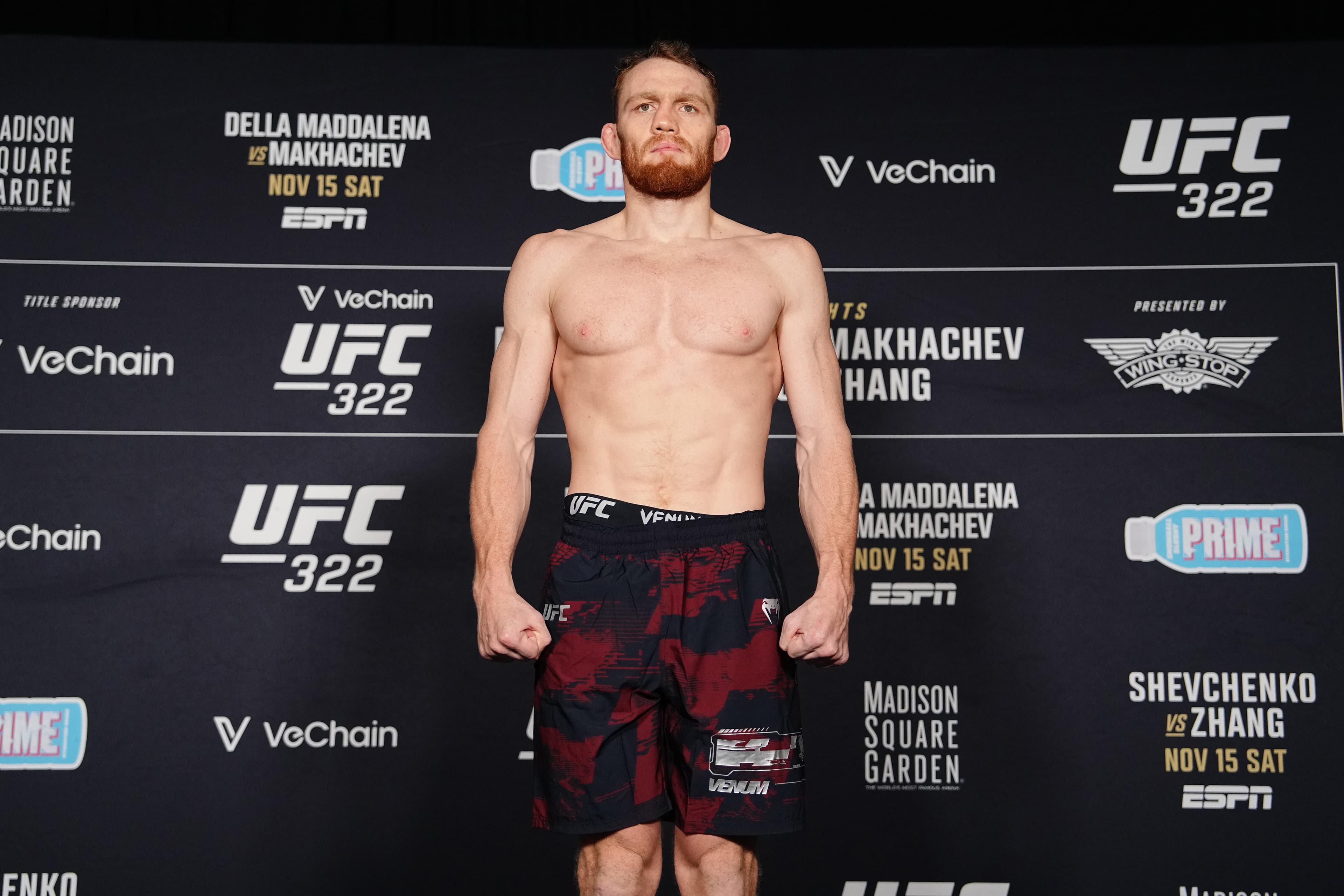 UFC Perth weigh-in video: Della Maddalena vs. Prates