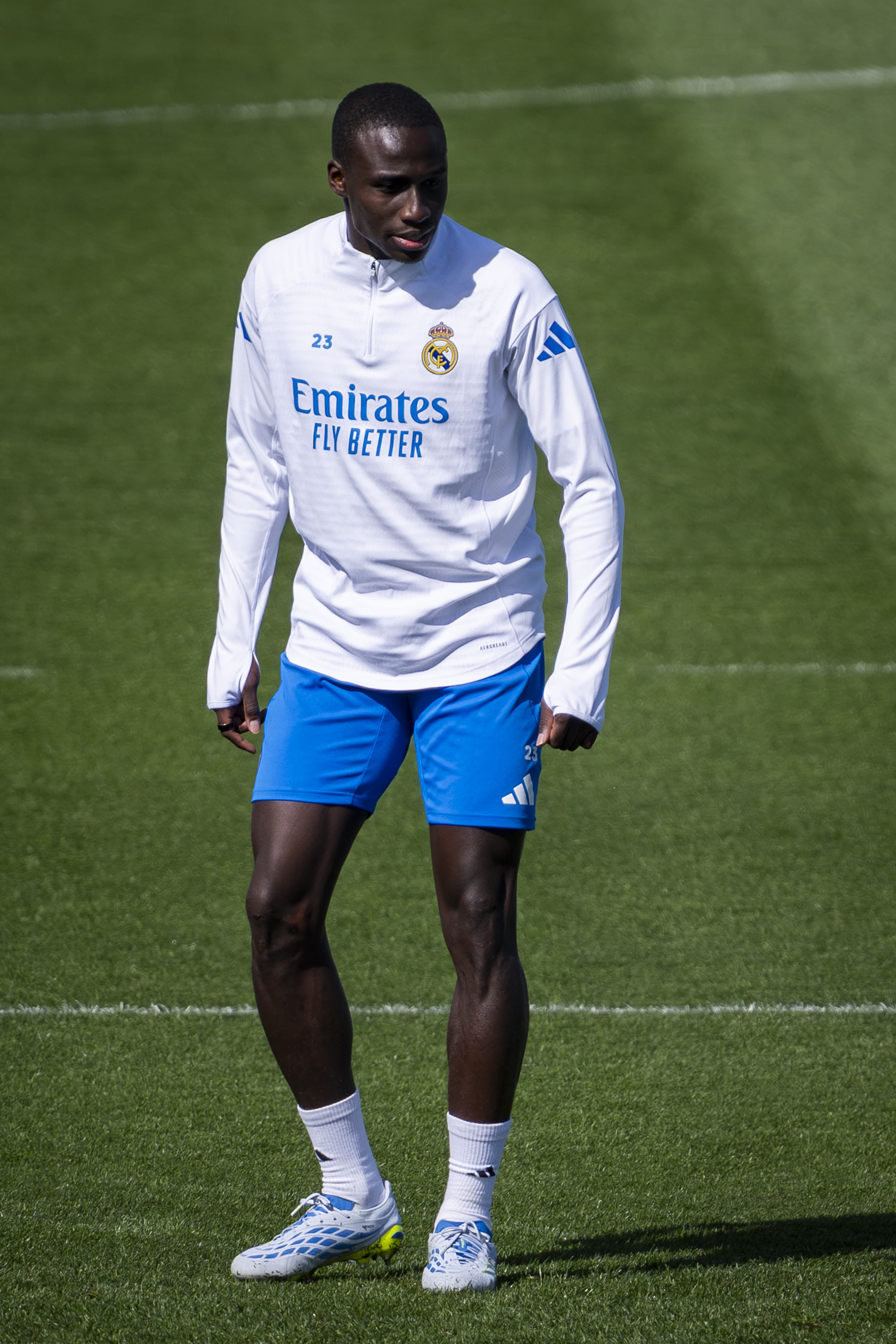 Mendy rejoins Real Madrid squad in training