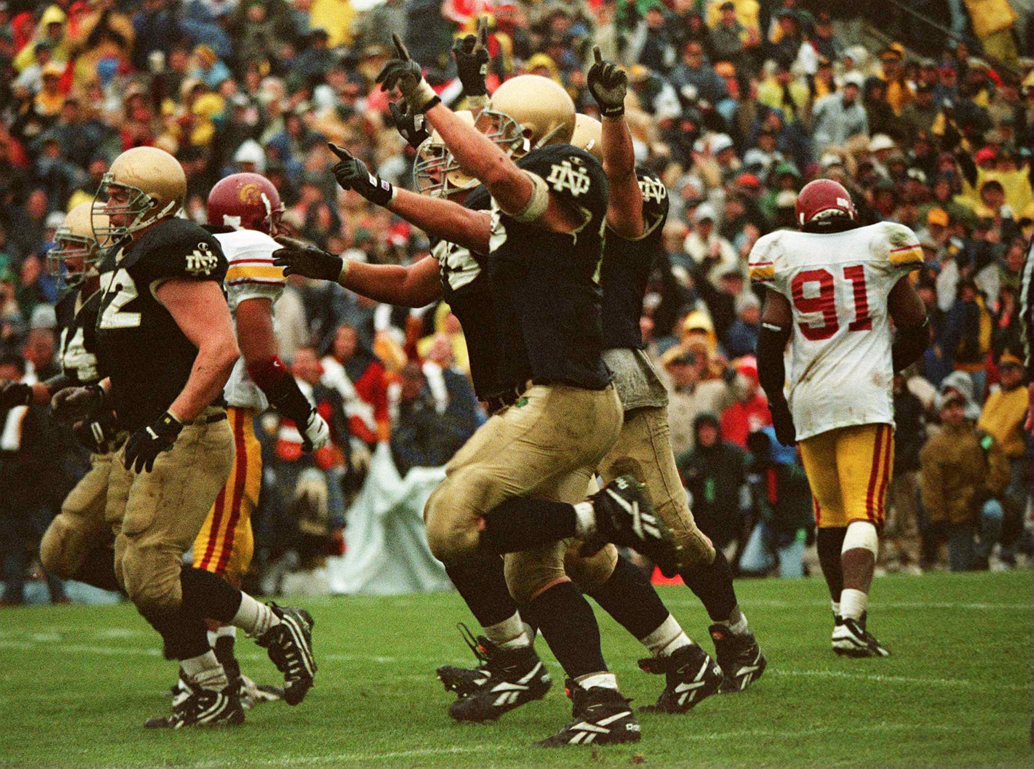 Just another time Notre Dame smacked around USC on the football field