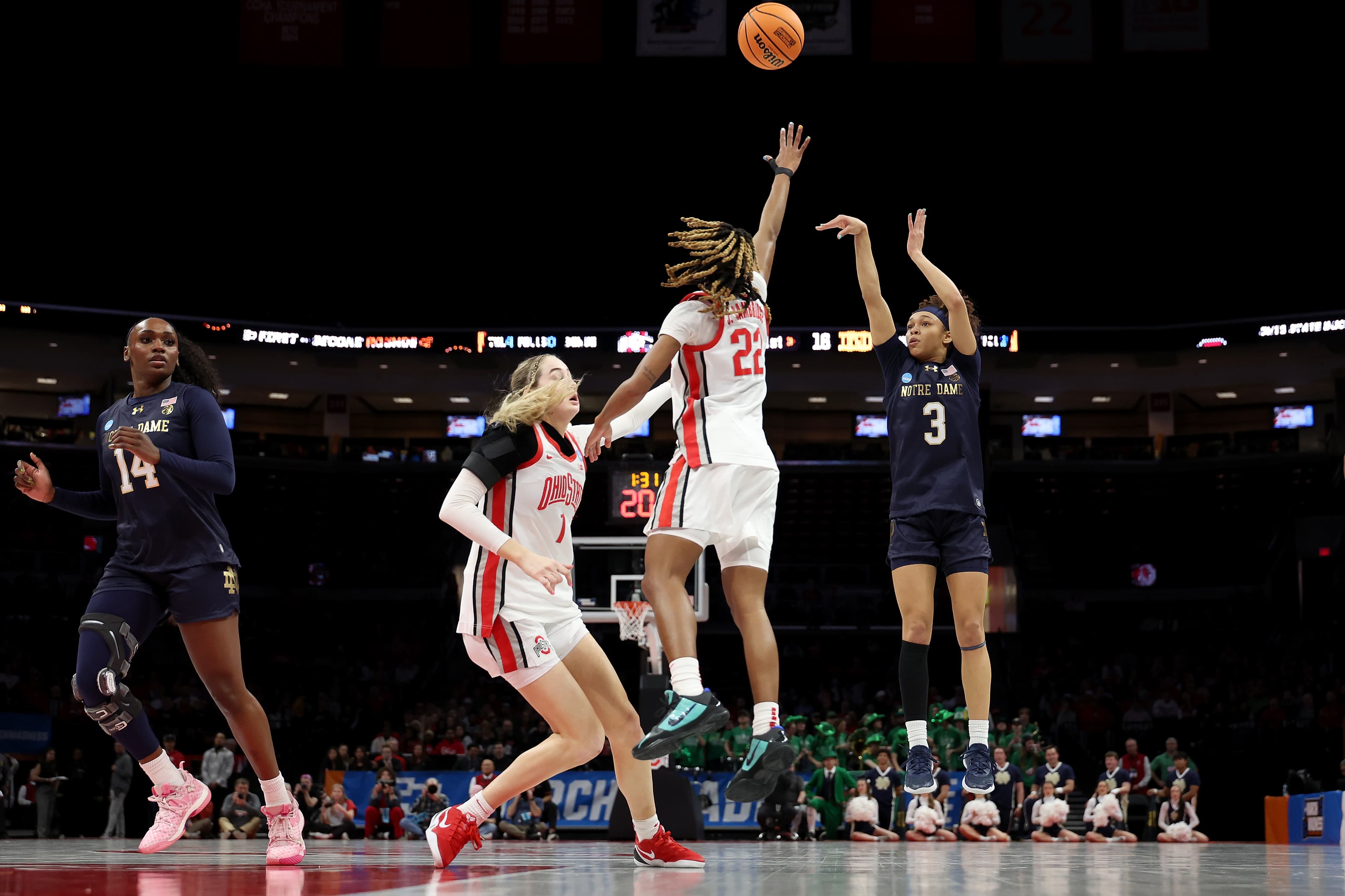 Notre Dame outlasts Ohio State to end Buckeyes’ season, 83-73