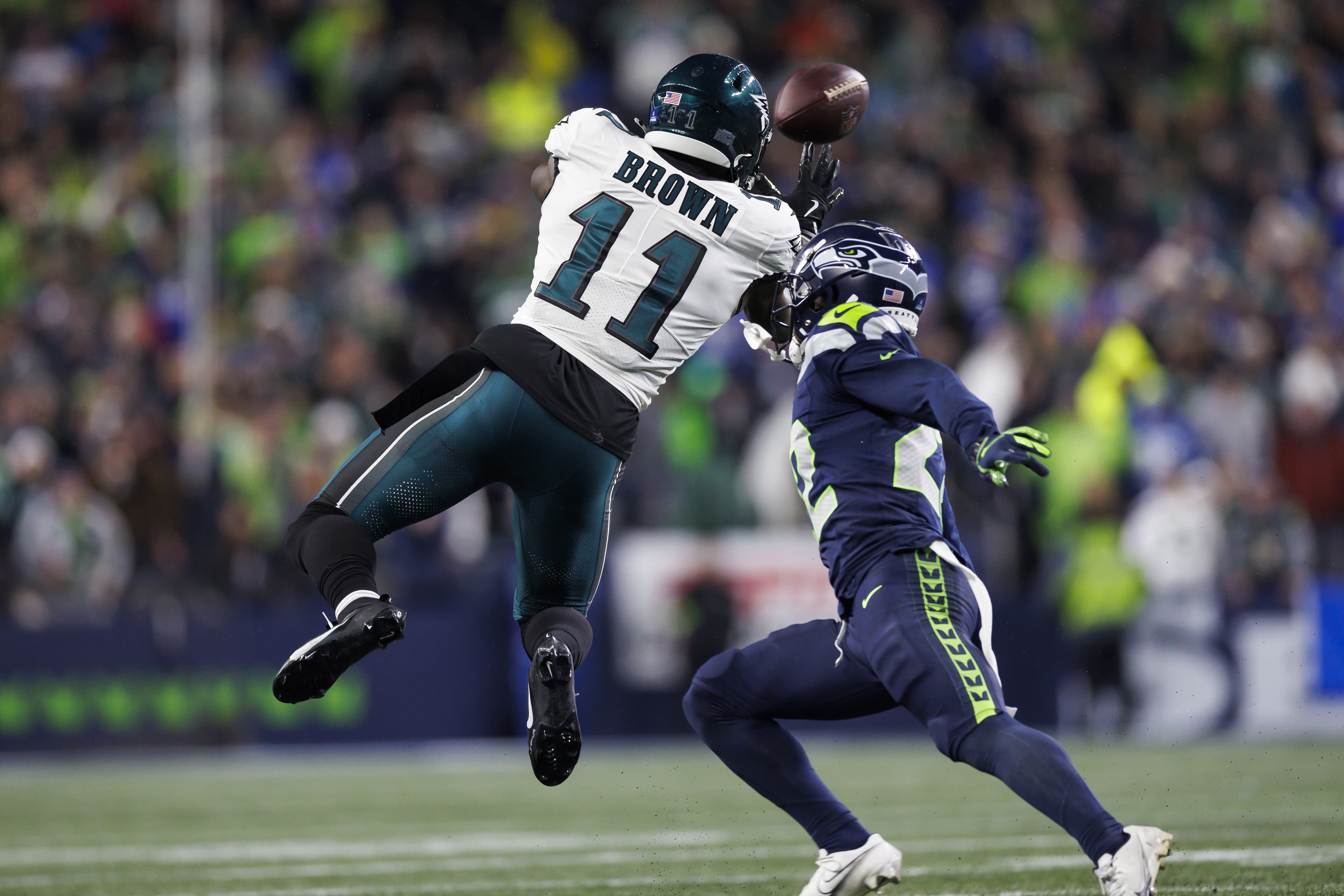 Wide Receiver A.J. Brown Runs Wild in 49ers' Battle for Rabbit Tail