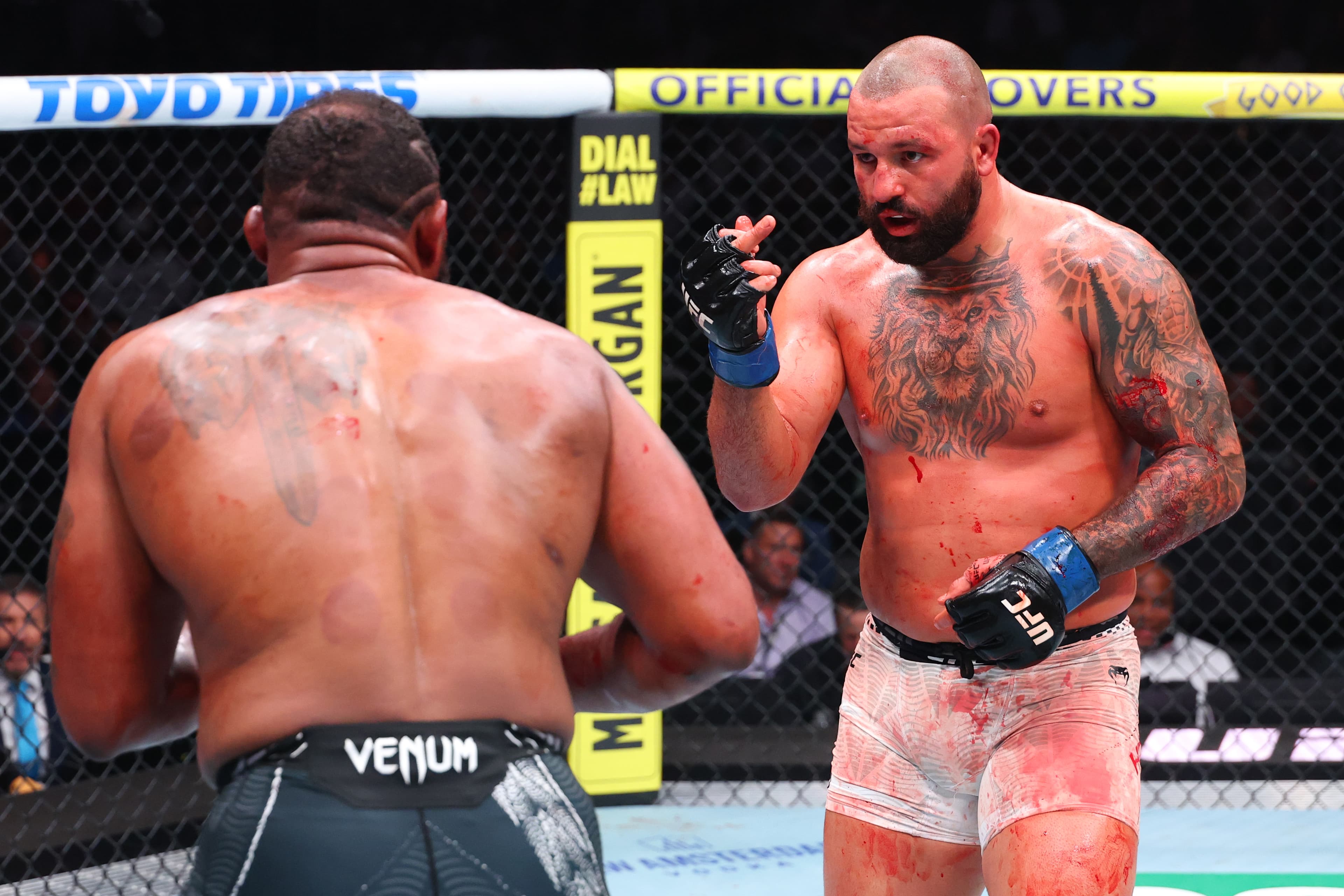 ‘Best heavyweight fight I have ever seen’: Pros react to Josh Hokit’s insane brawl with Curtis Blaydes at UFC 327