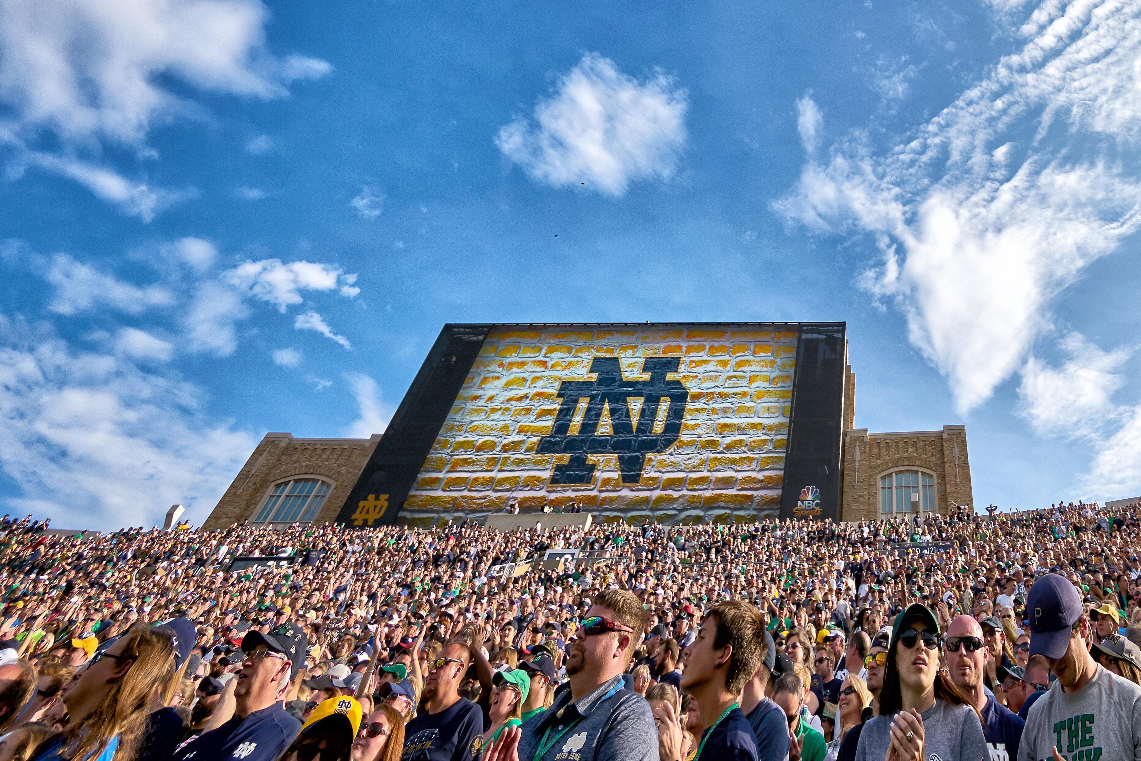 SMU is going to do WHAT to Notre Dame Stadium?