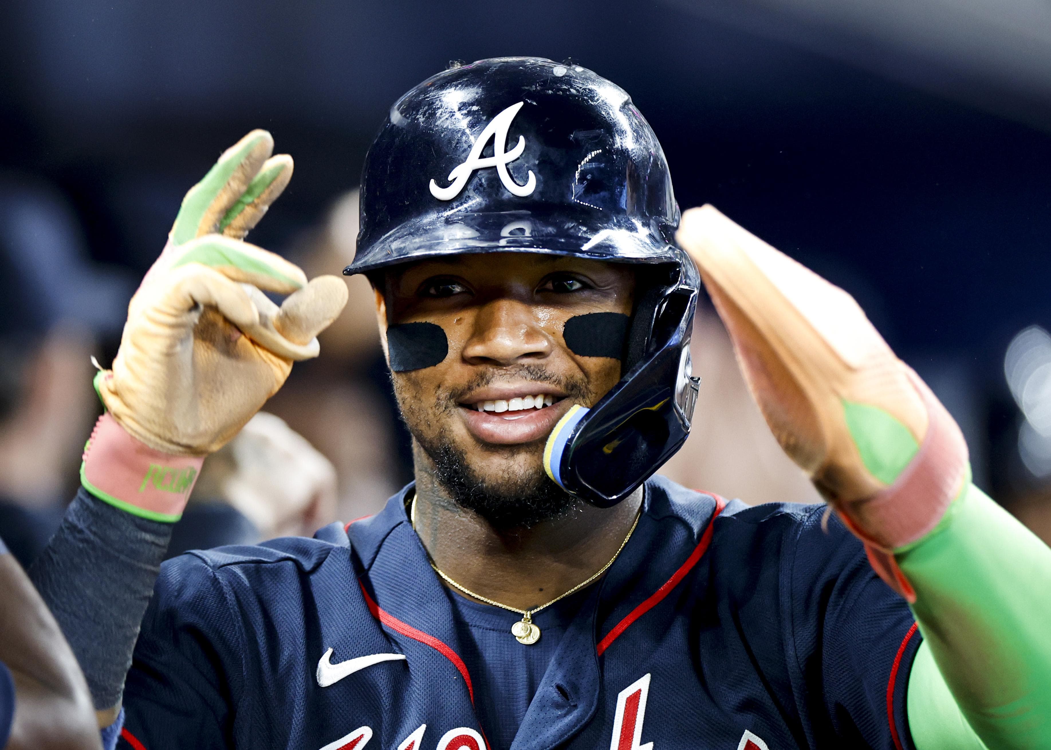 Ronald Acuña leads off for the Braves against the Nationals