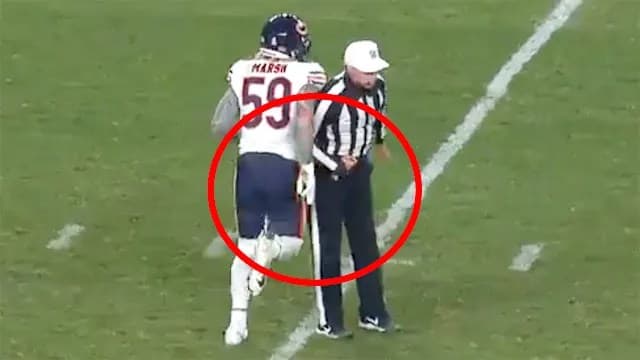 The Bears got no penalty luck in 2025