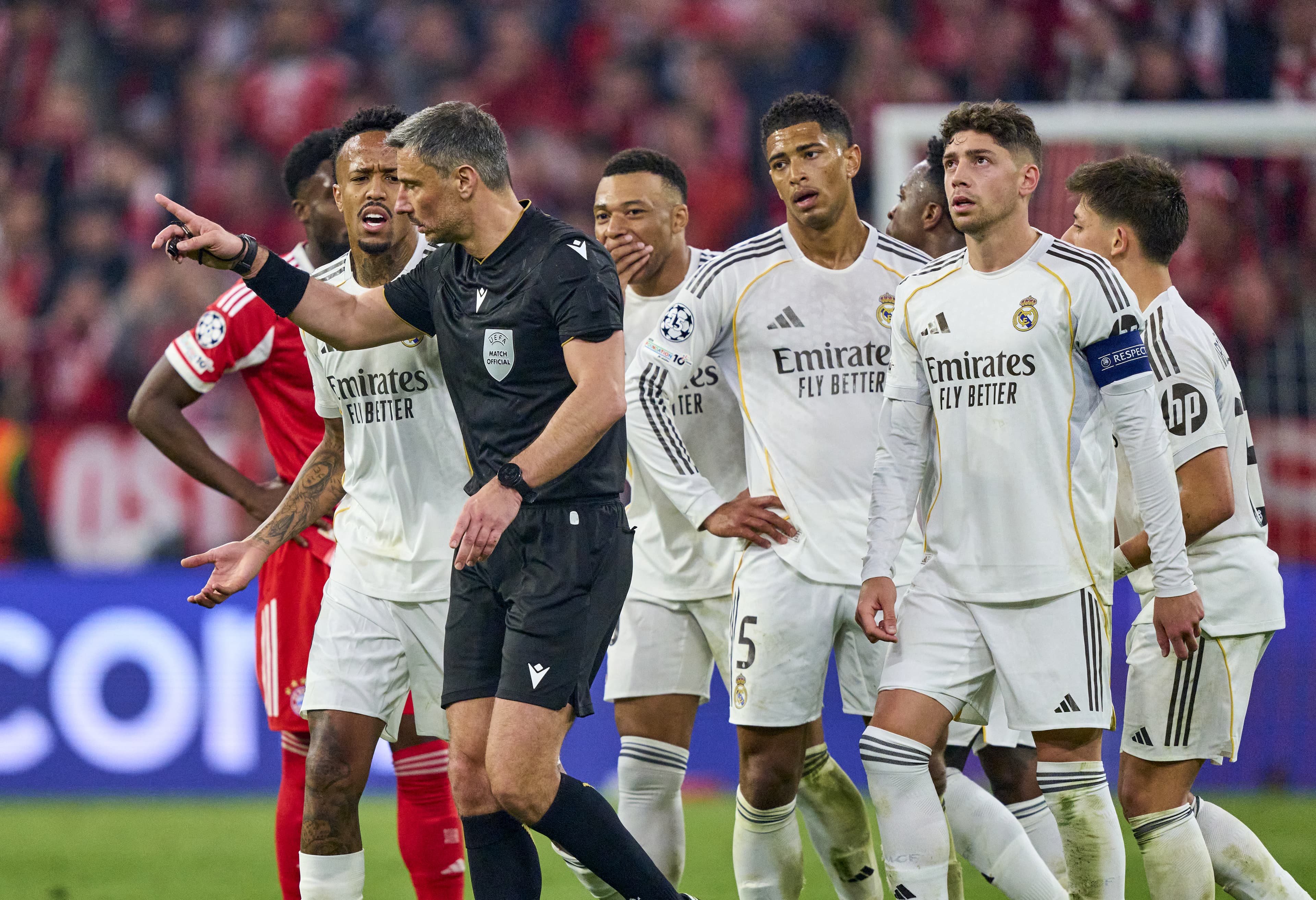 Real Madrid player blames referee for defeat against Bayern Munich
