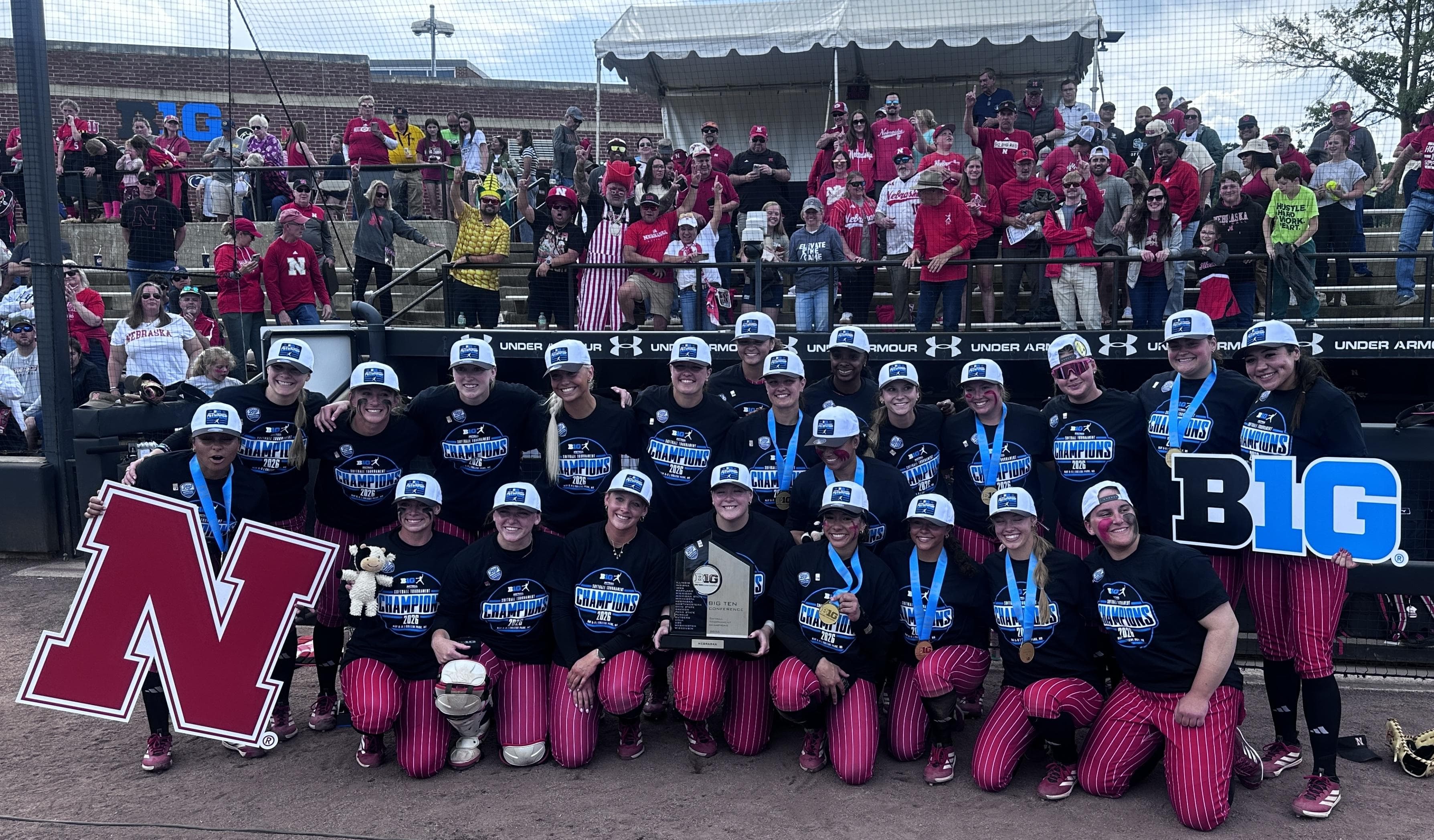 BIG 10 Tourney FINAL Recap – Fired-Up HUSKERS Erupt for the Crown: #2 NEBRASKA 7 – #6 UCLA 2