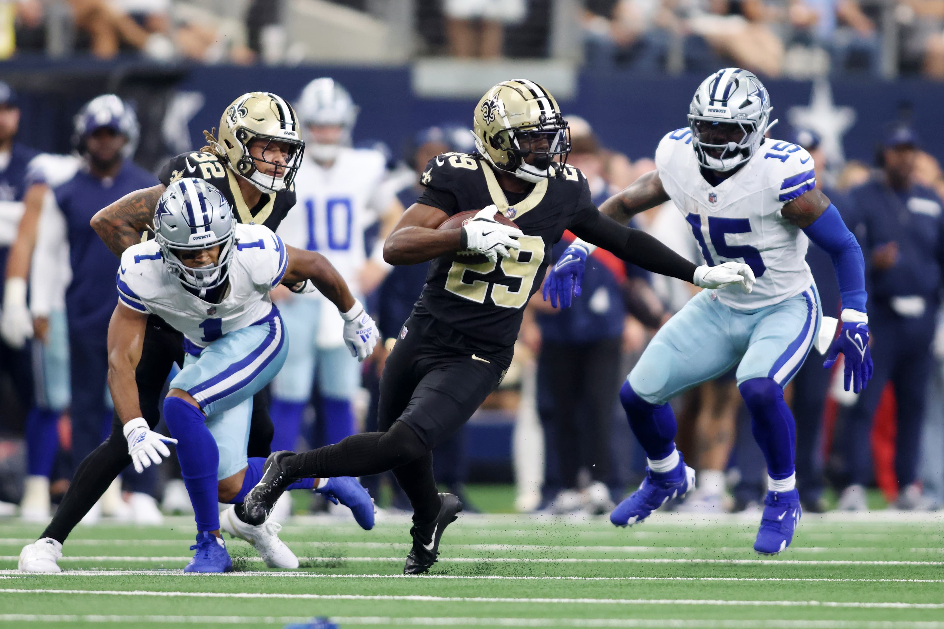 What did the Saints do with the compensatory pick from Paulson Adebo?