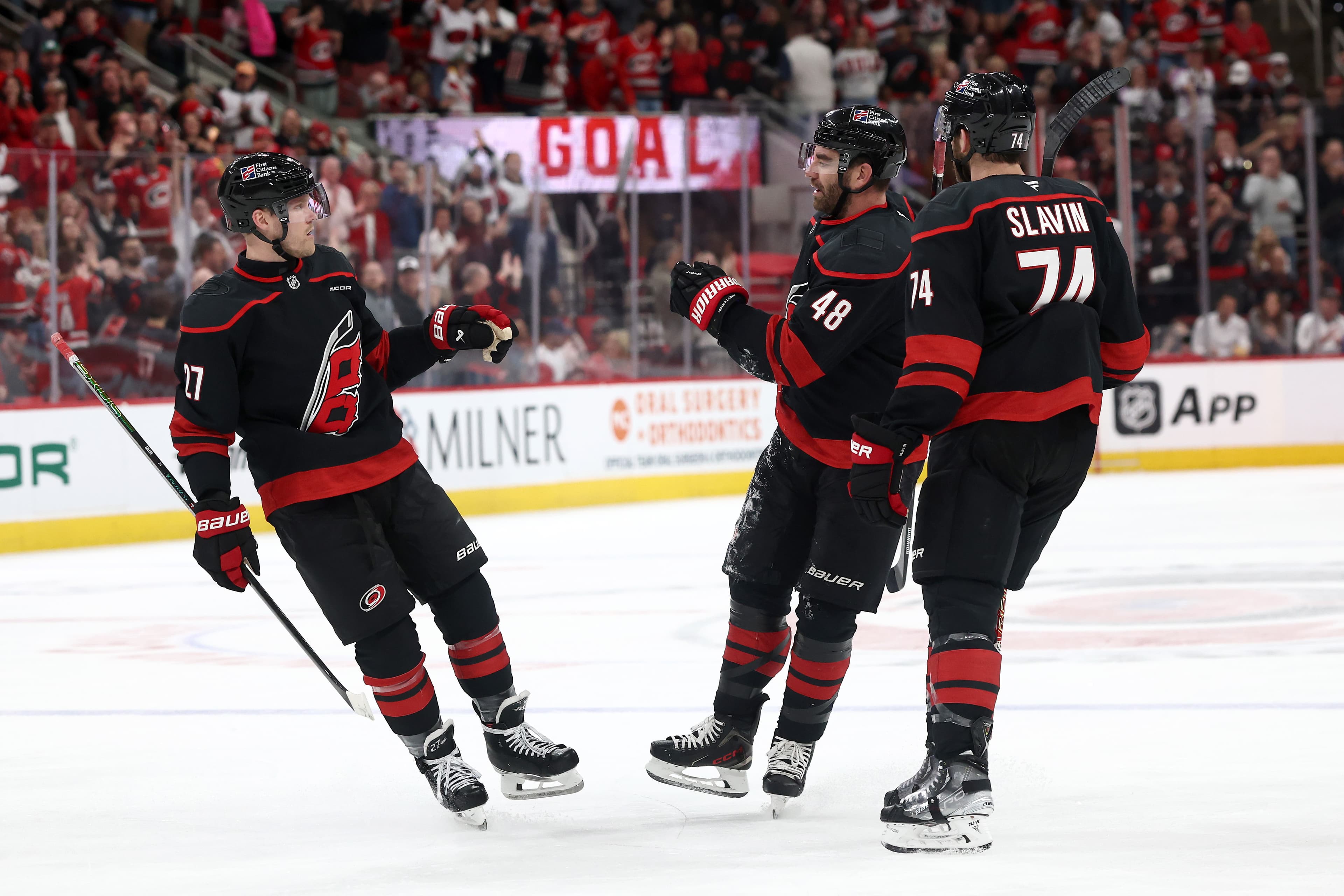 Carolina Hurricanes clinch playoff berth with 5-1 win over Columbus Blue Jackets
