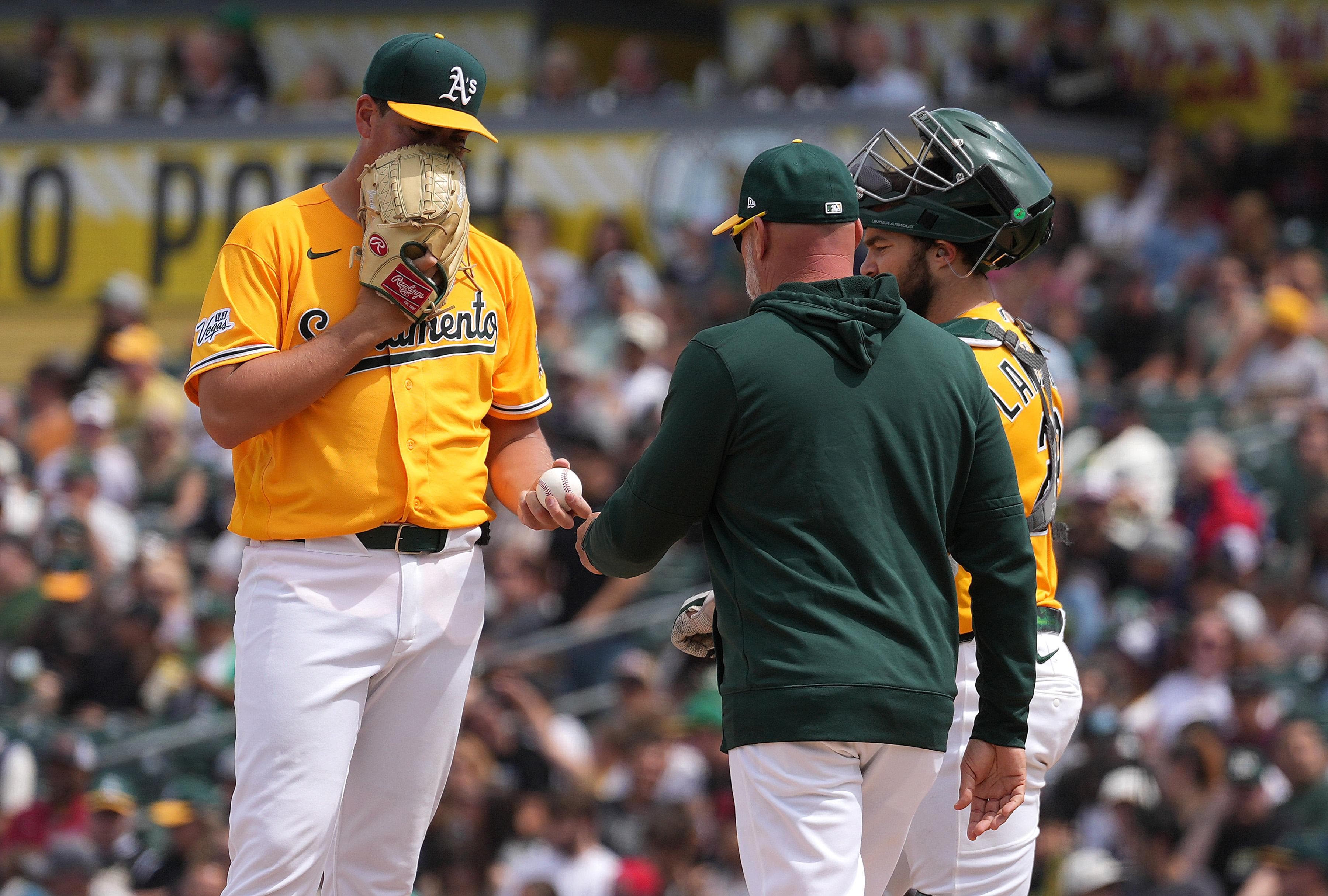 A’s Drop Second Straight To Guardians 14-6