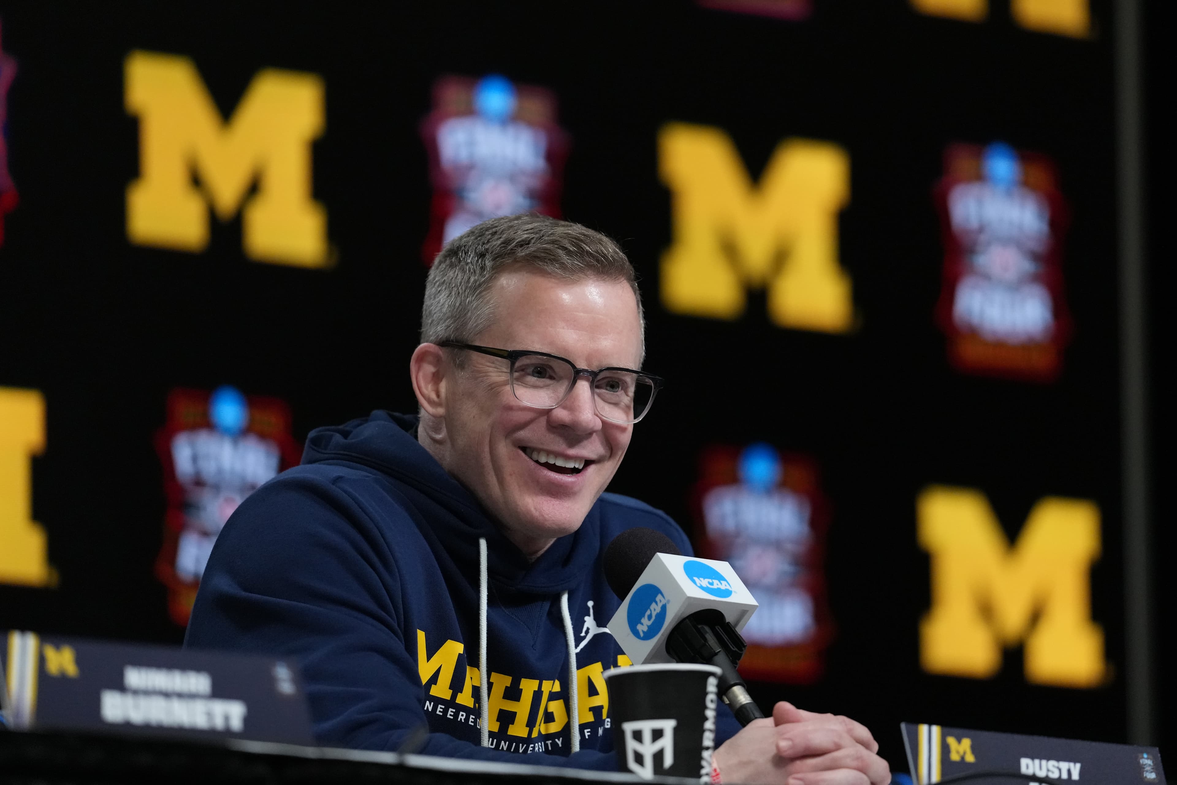 Dusty May, players preview National Championship vs UConn