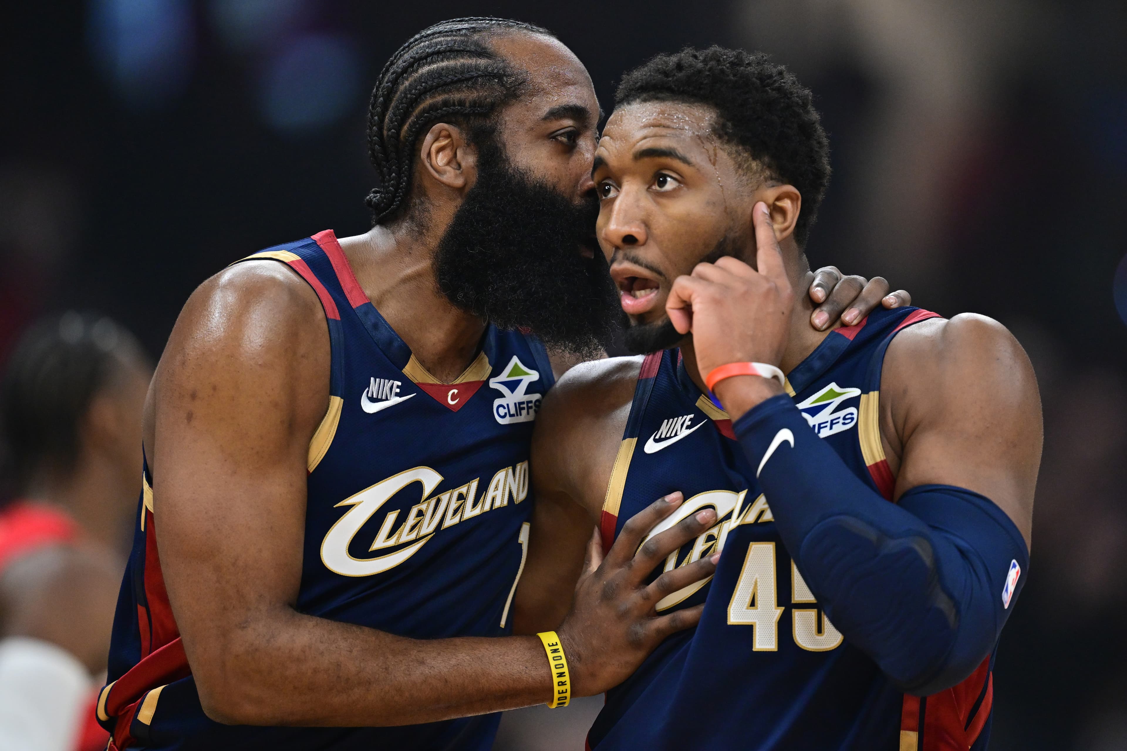 Donovan Mitchell and James Harden lead Cavs to 115-105 Game 2 win to grab 2-0 lead over Raptors