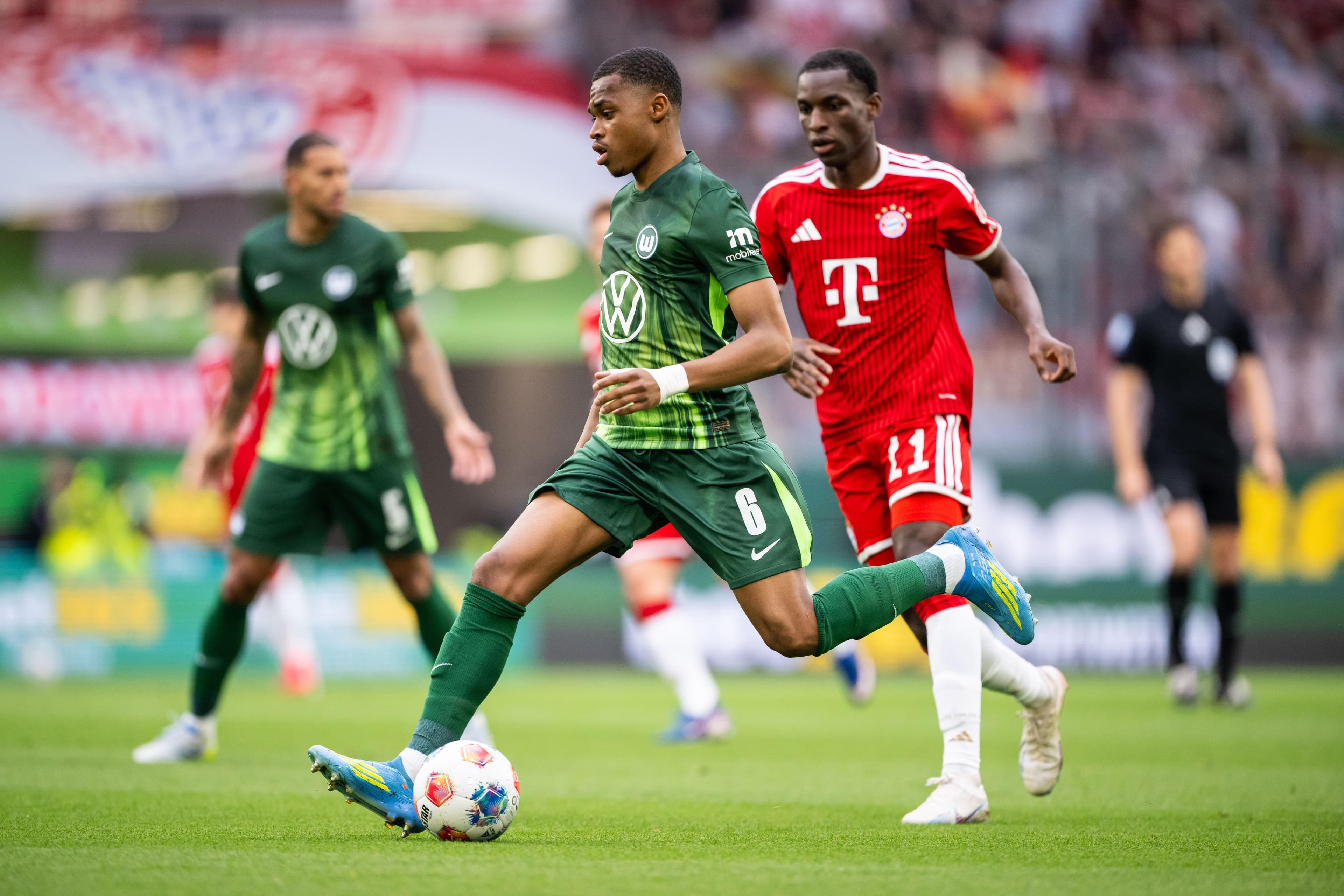 Wolfsburg player admits he wrecked penalty spot for Bayern Munich’s Harry Kane