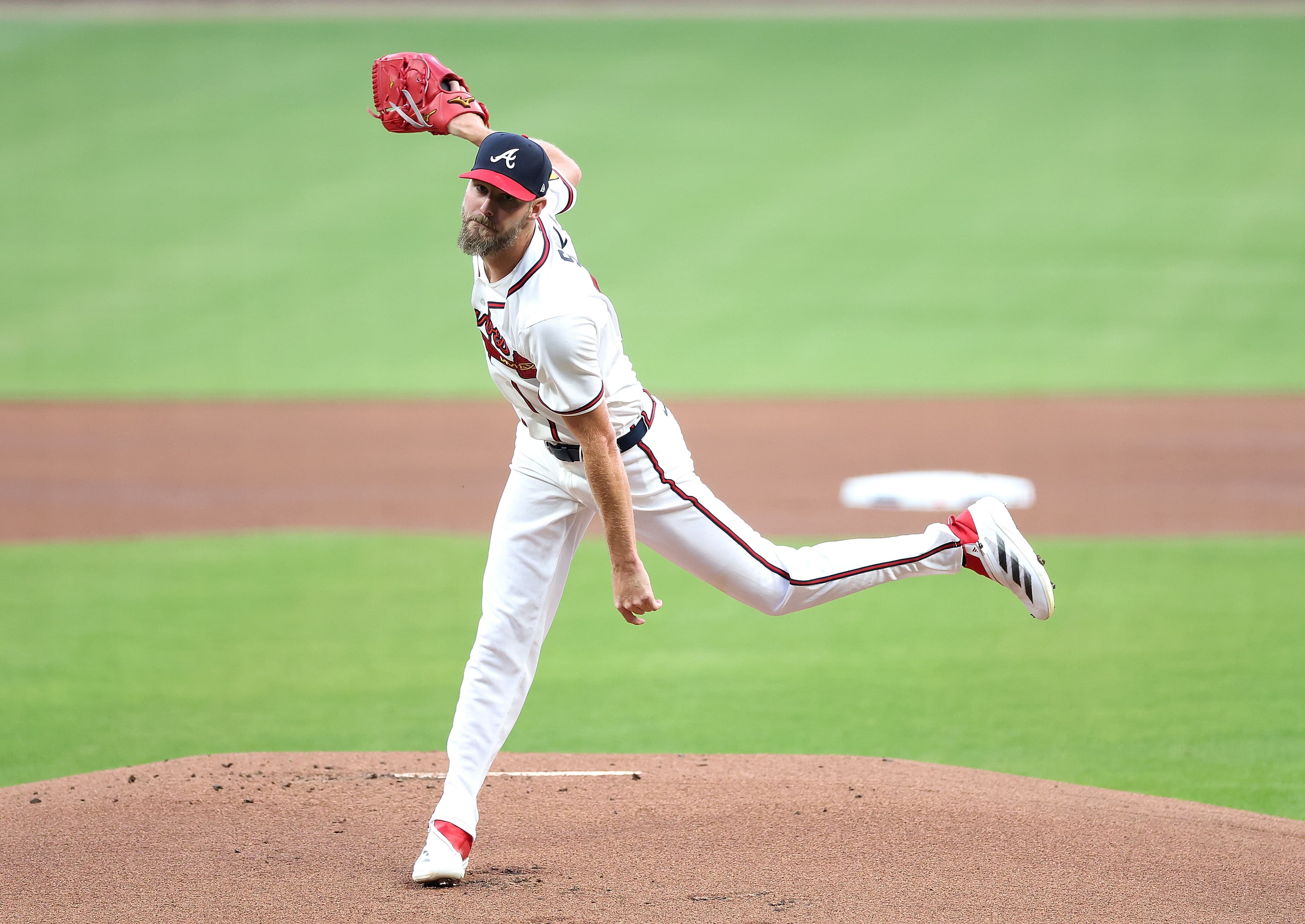 Chris Sale takes the mound for the Braves against the Athletics
