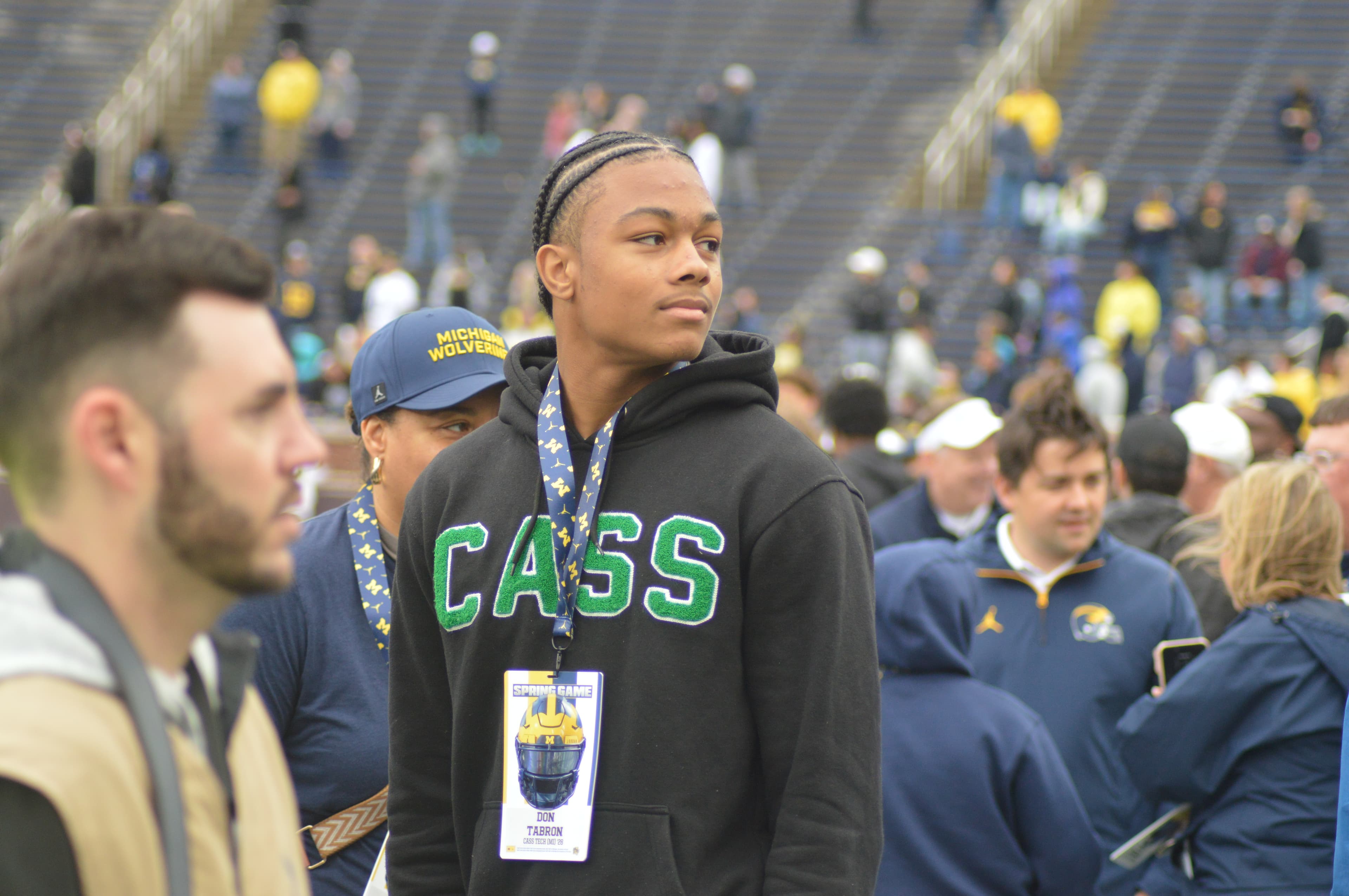 Photo Gallery: Recruits take in Michigan Football’s spring game