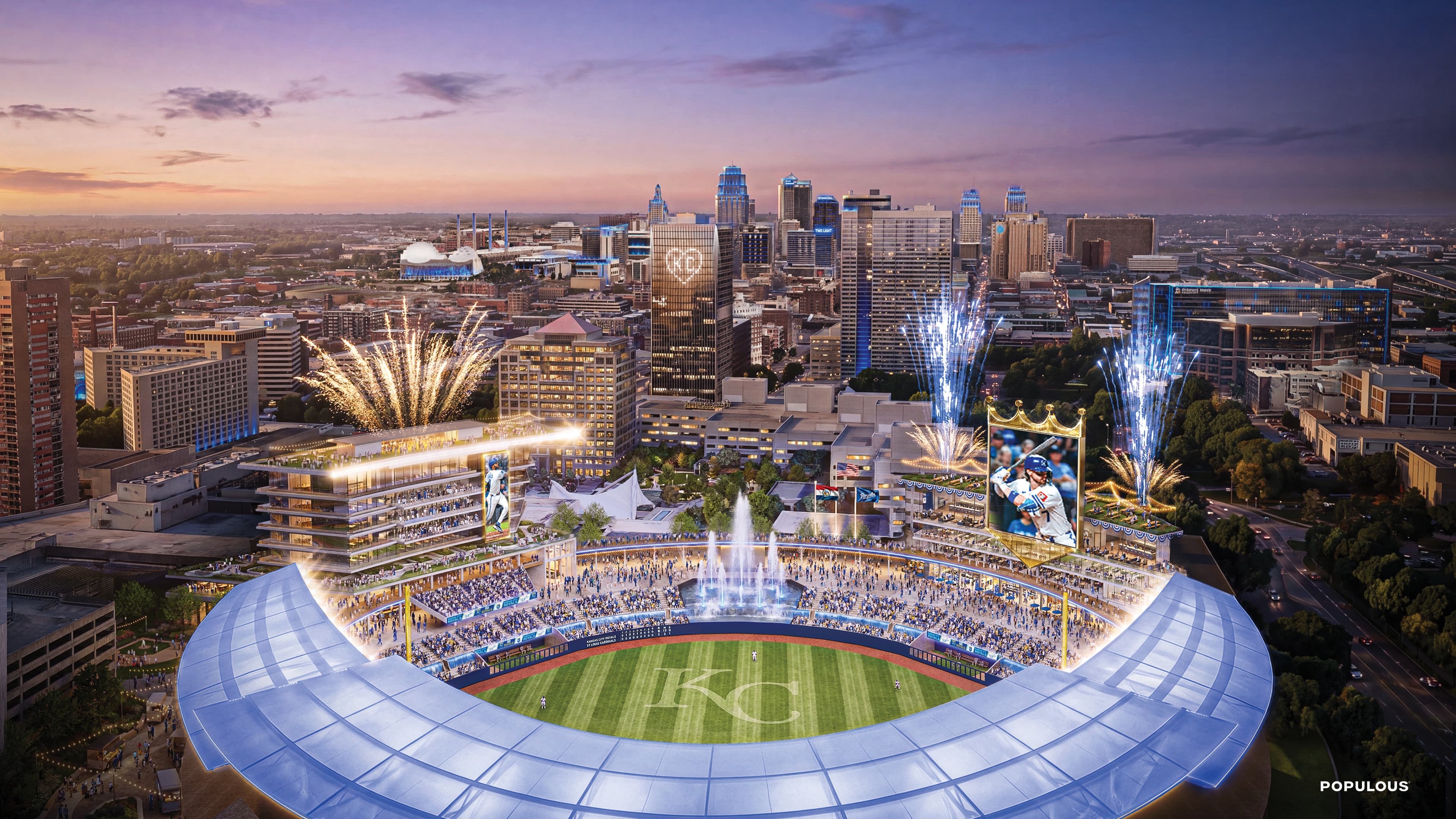 Royals announce new stadium at Crown Center