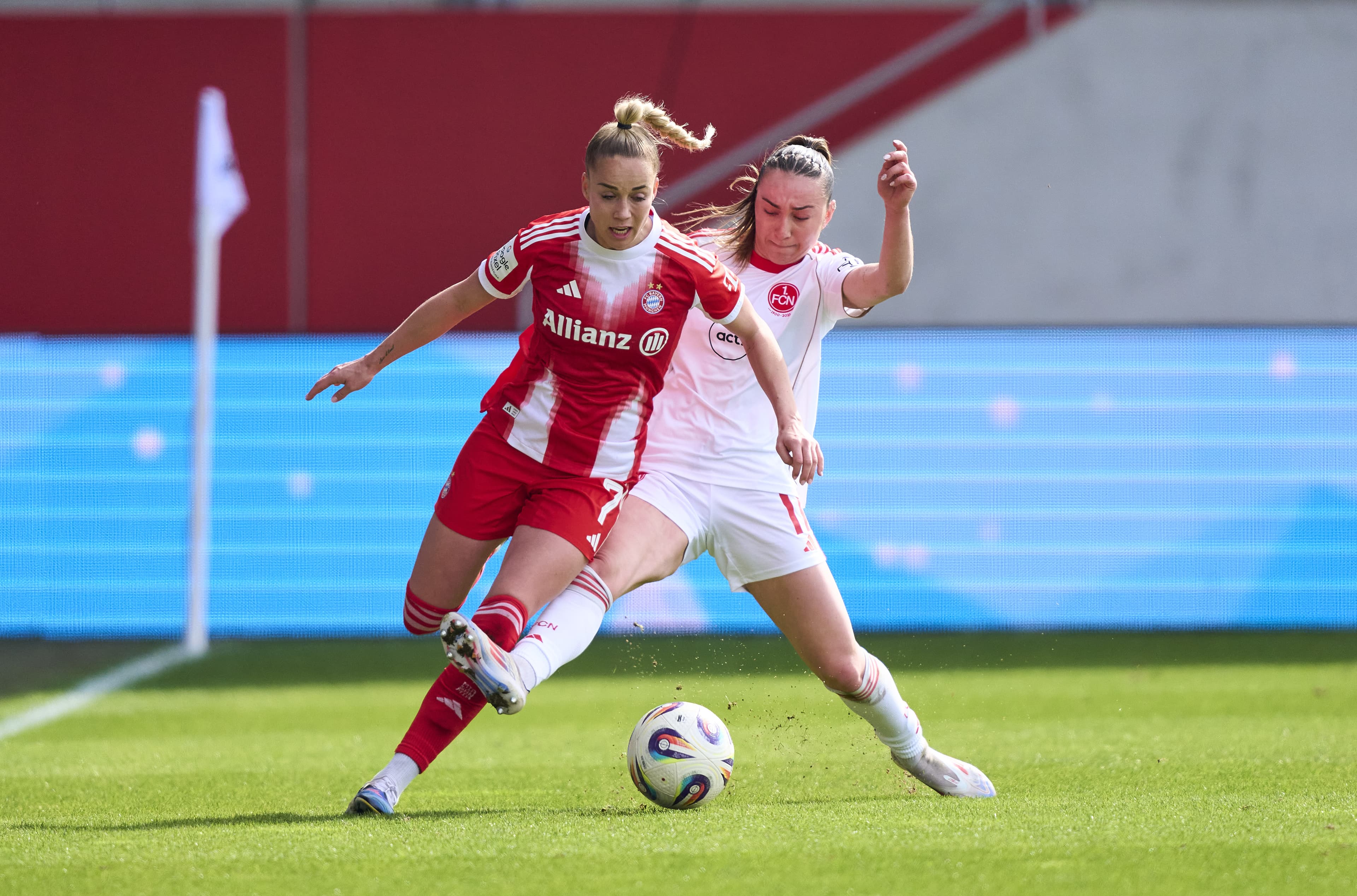 Bayern Munich Frauen defeat Nürnberg 2-0, move one win within Bundesliga title