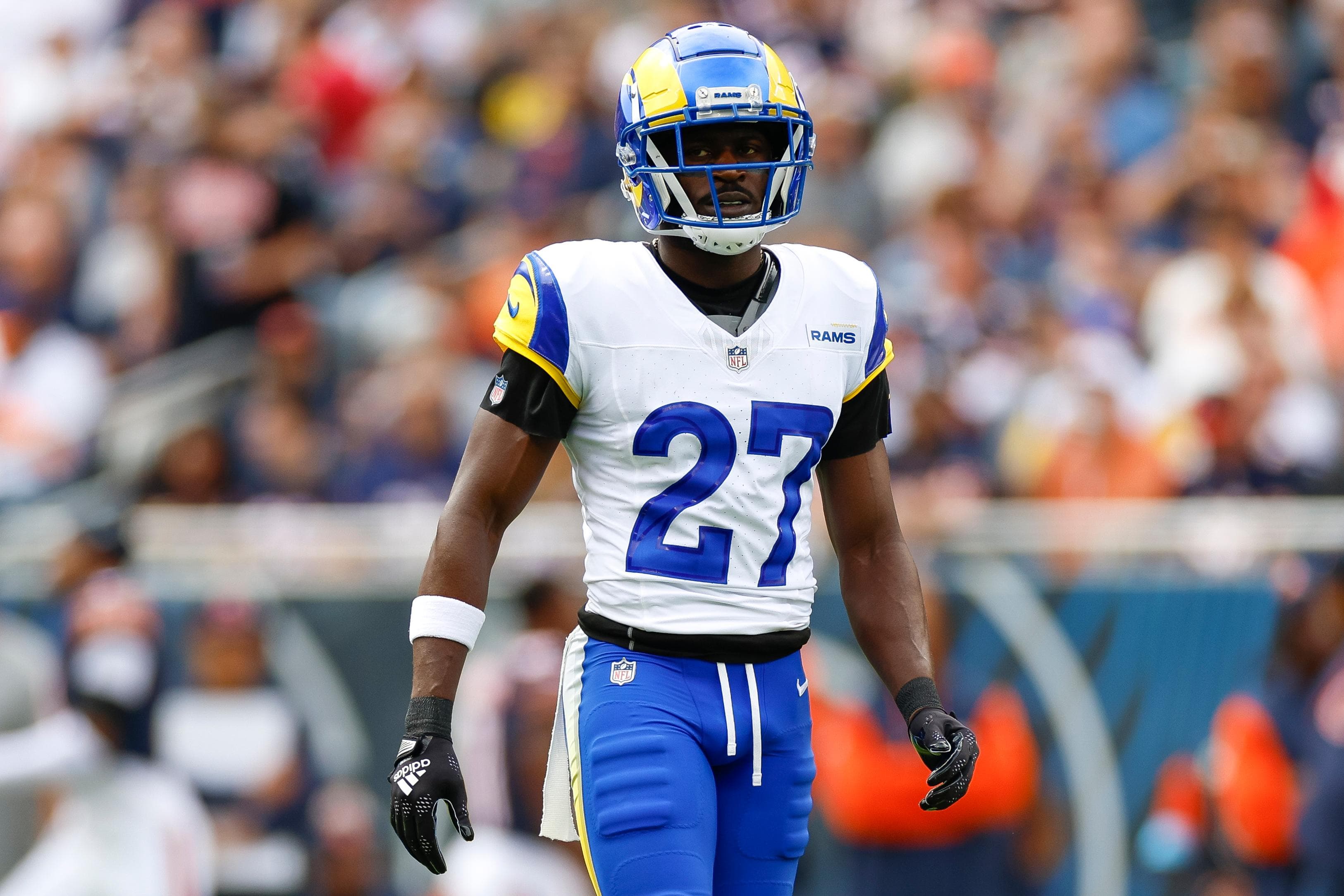The Tre’Davious White trade from the Rams was finalized at the draft