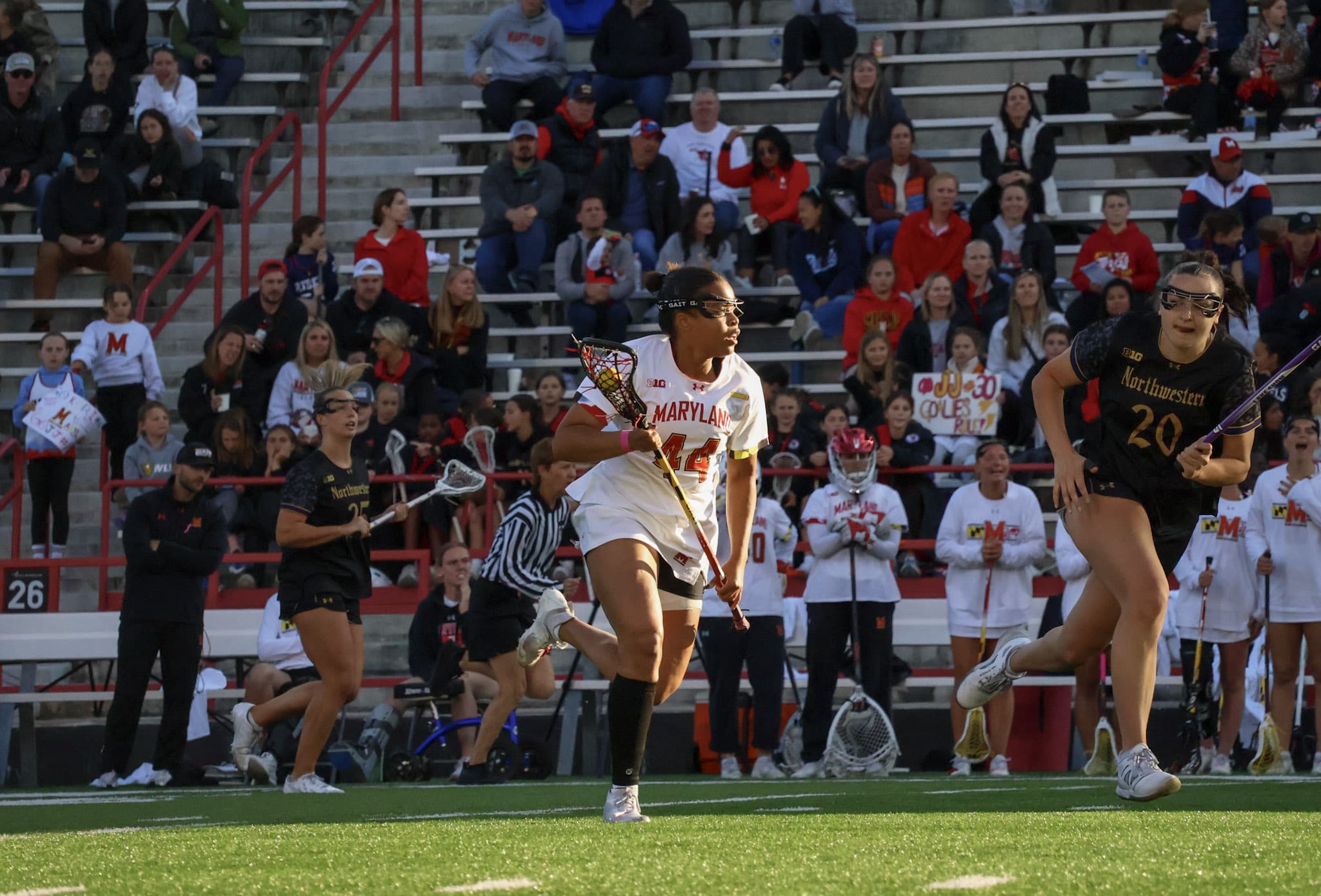 Keeley Block’s OT winner sends No. 2-seed Maryland women’s lacrosse past No. 3-seed Johns Hopkins, 15-14, in Big Ten tournament semifinal
